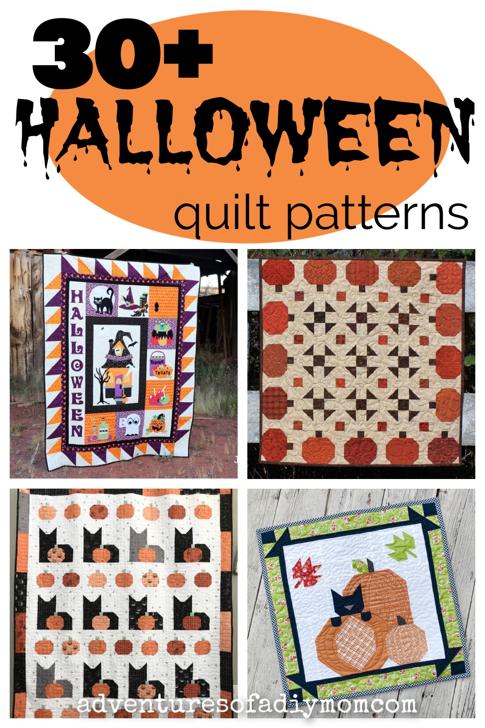 35 Halloween Quilt Patterns Free Patterns Patterns To Buy Adventures Of A DIY Mom