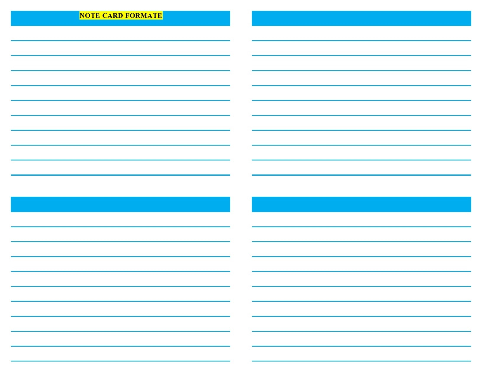 Free Blank Printable Card Templates