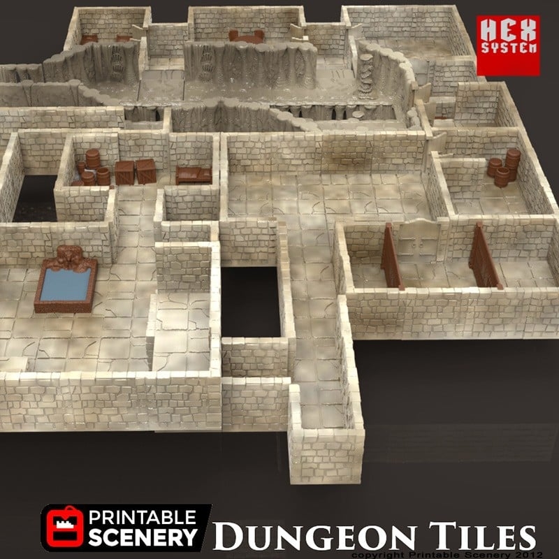 Free Printable Dungeon Crawl Tiles