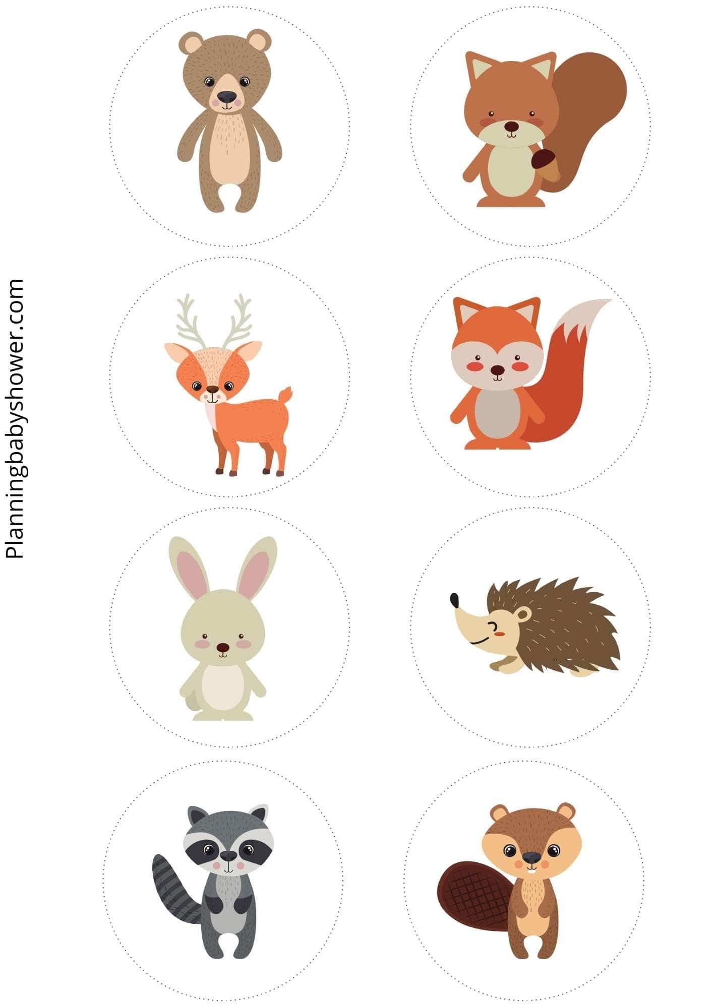 Free Printable Woodland Animal Templates
