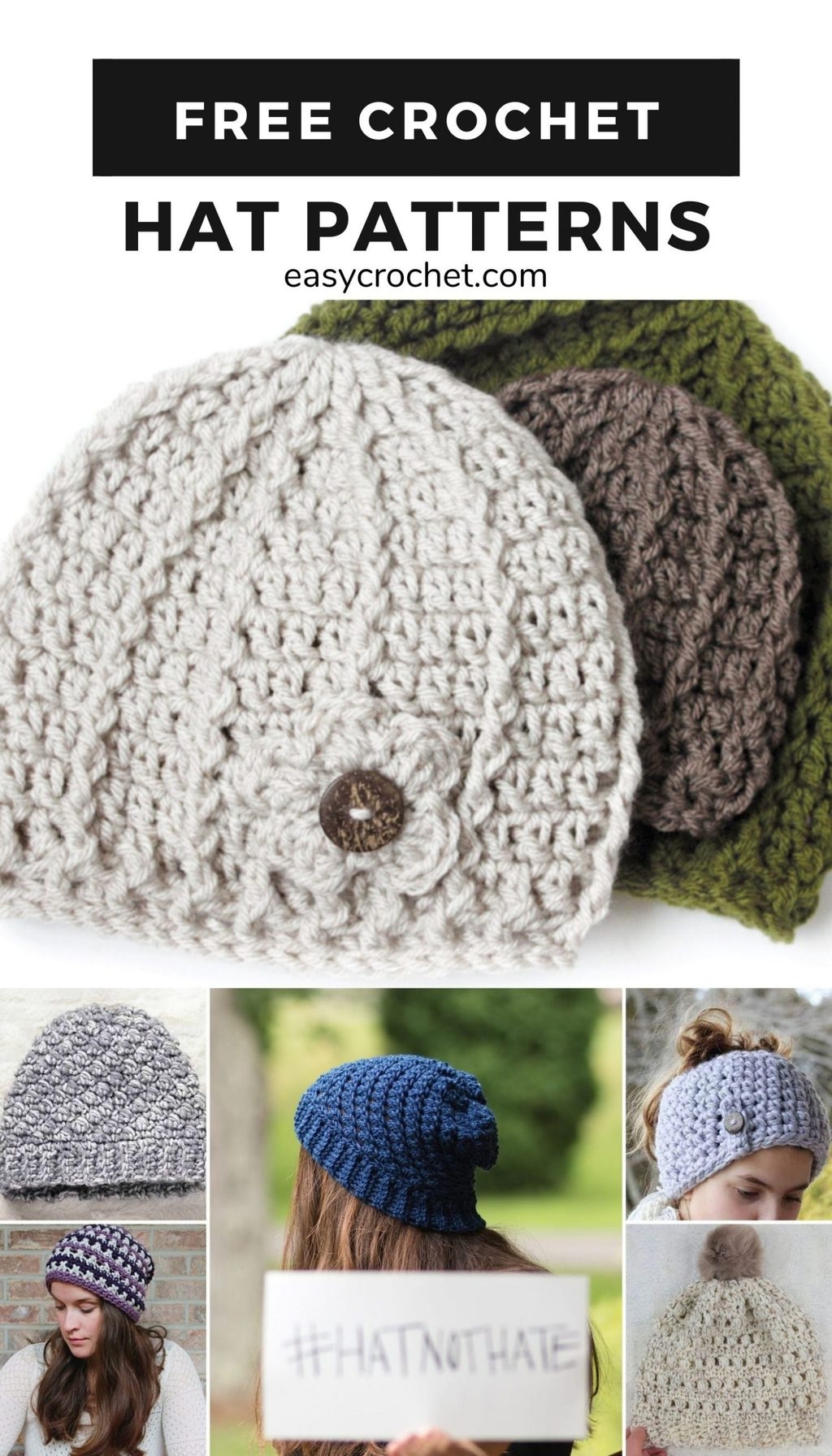 42 Free Beanie And Crochet Hat Patterns Easy Crochet Patterns