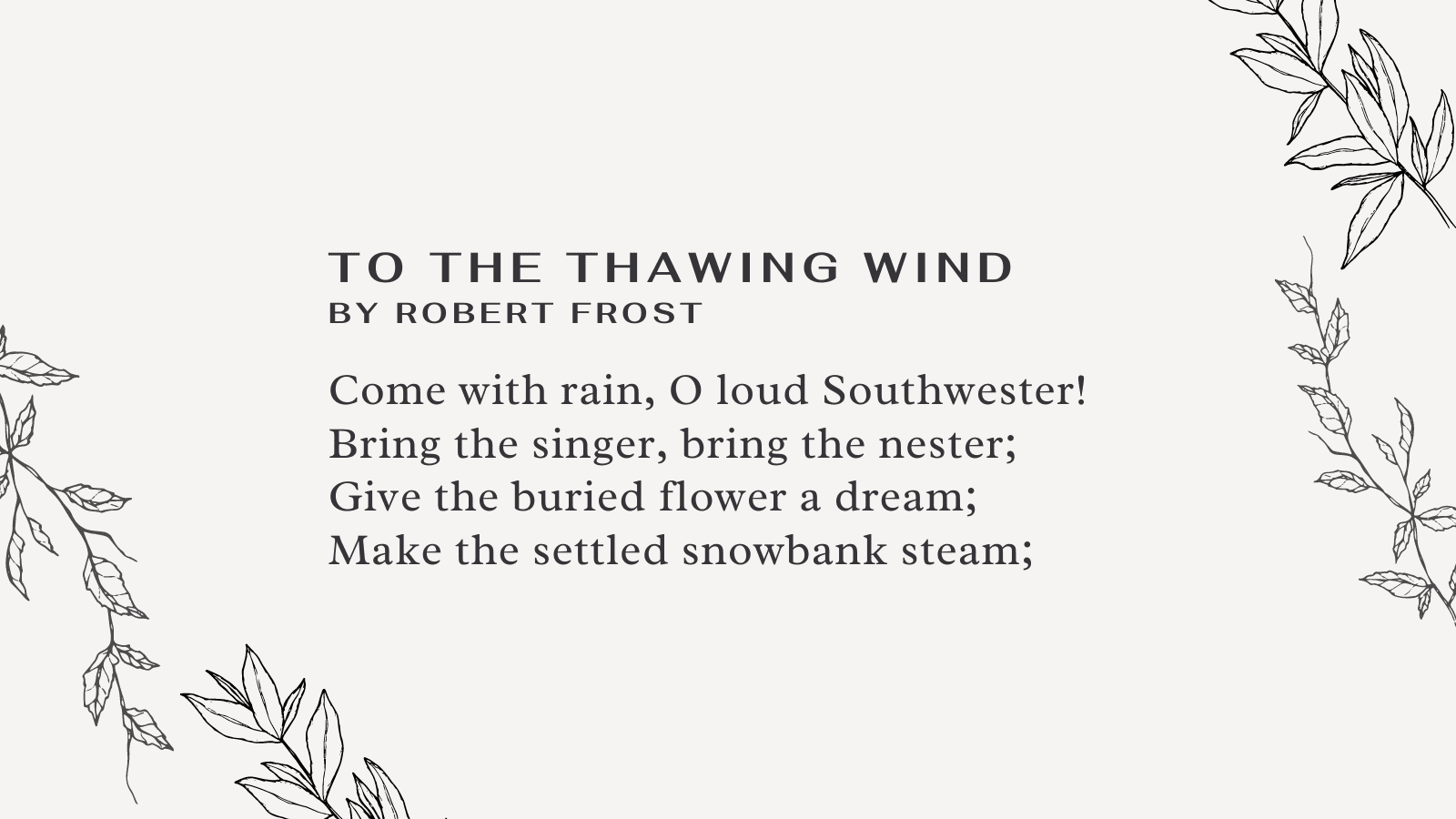 47 Beautiful And Inspiring Spring Poems