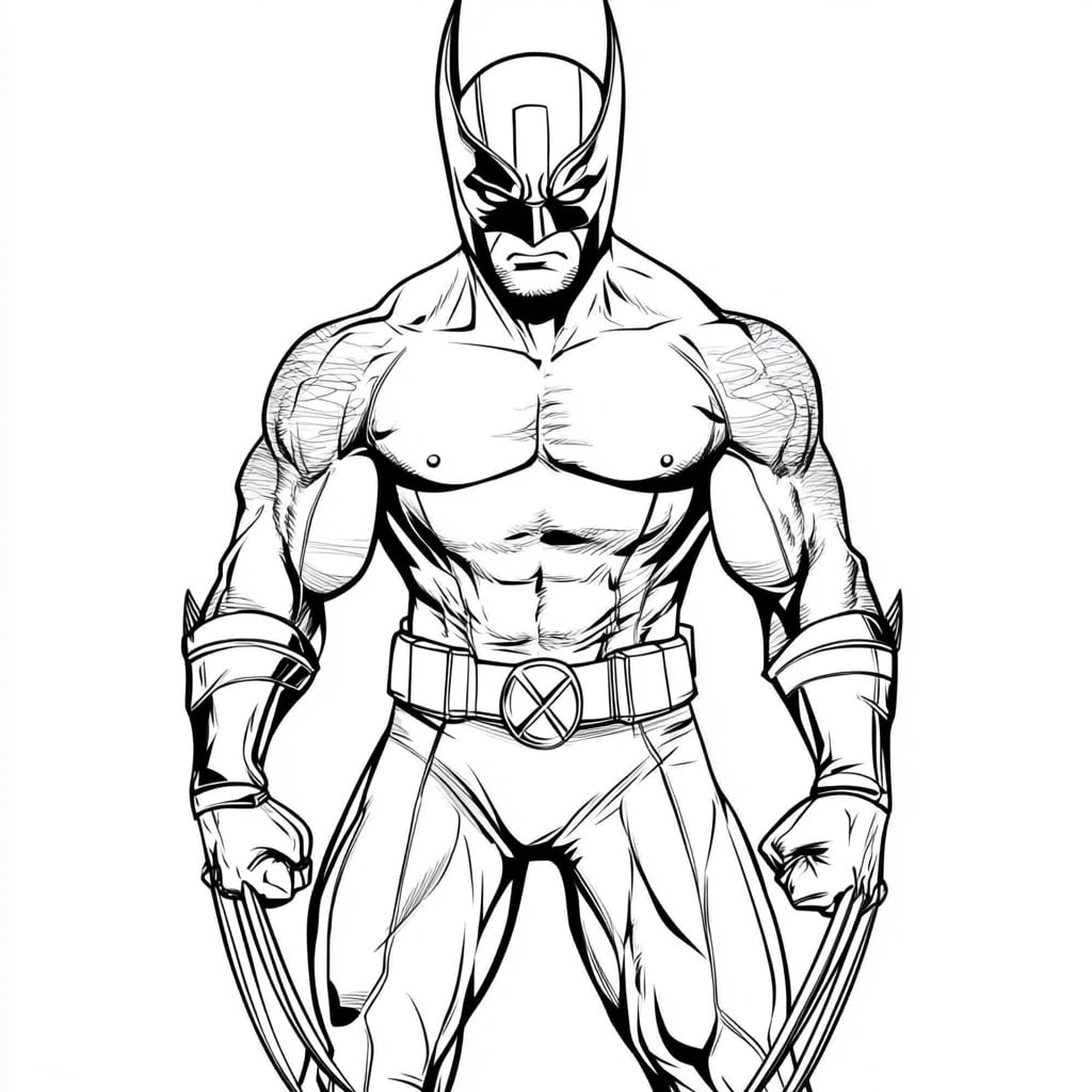 47 Wolverine Coloring Pages Unleash Your Creative Claws 