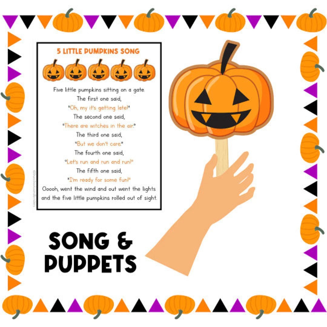 5 Little Pumpkins Free Printable