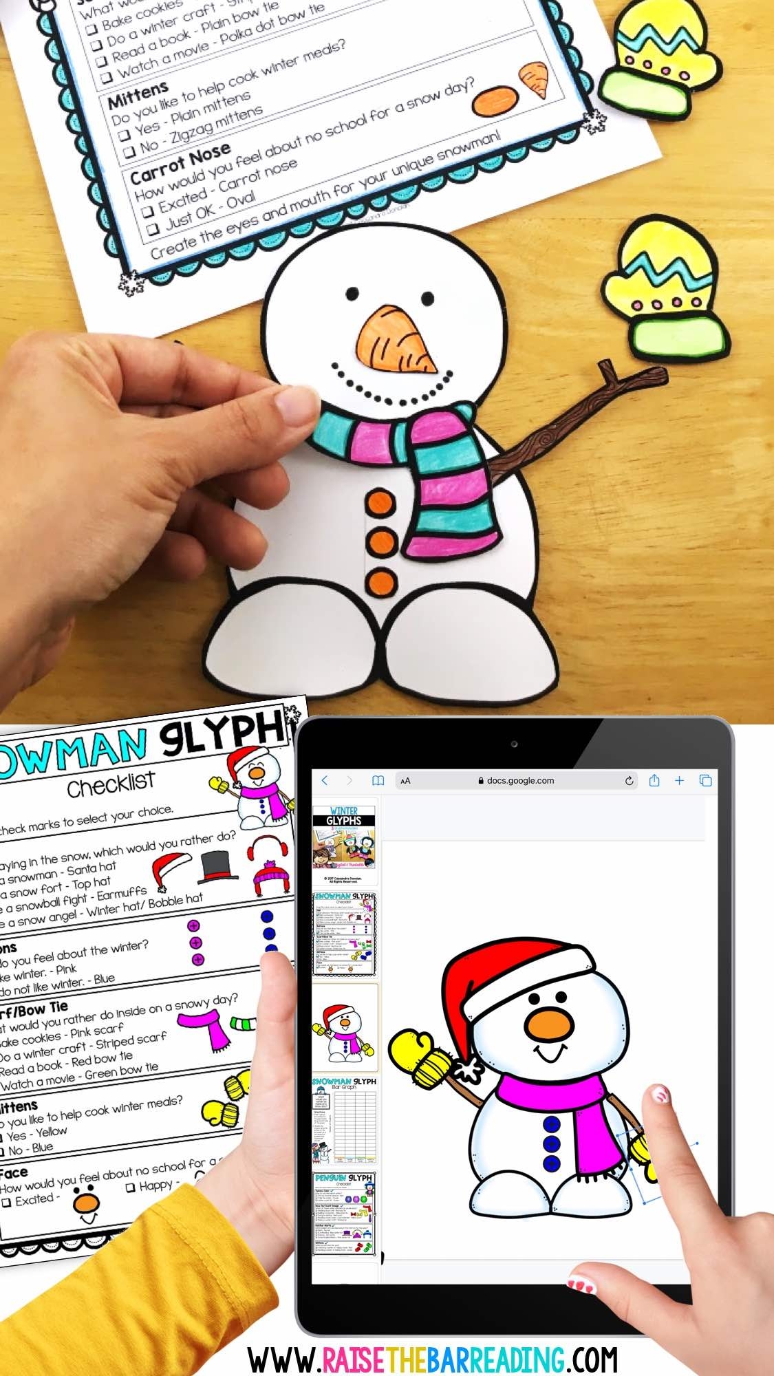 5 Printable And Digital Winter Activities For Elementary Students Raise The Bar Reading