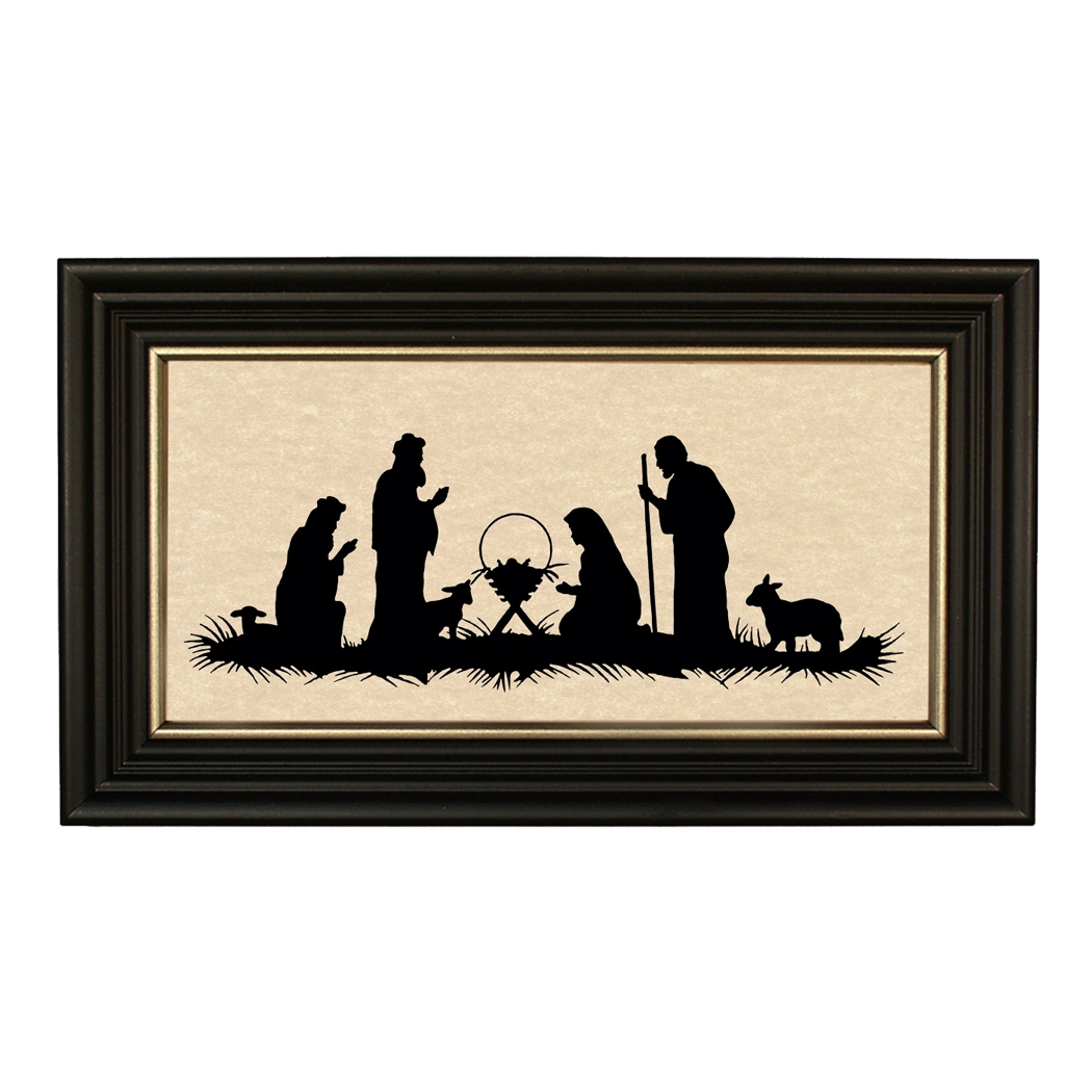 Free Printable Nativity Silhouette