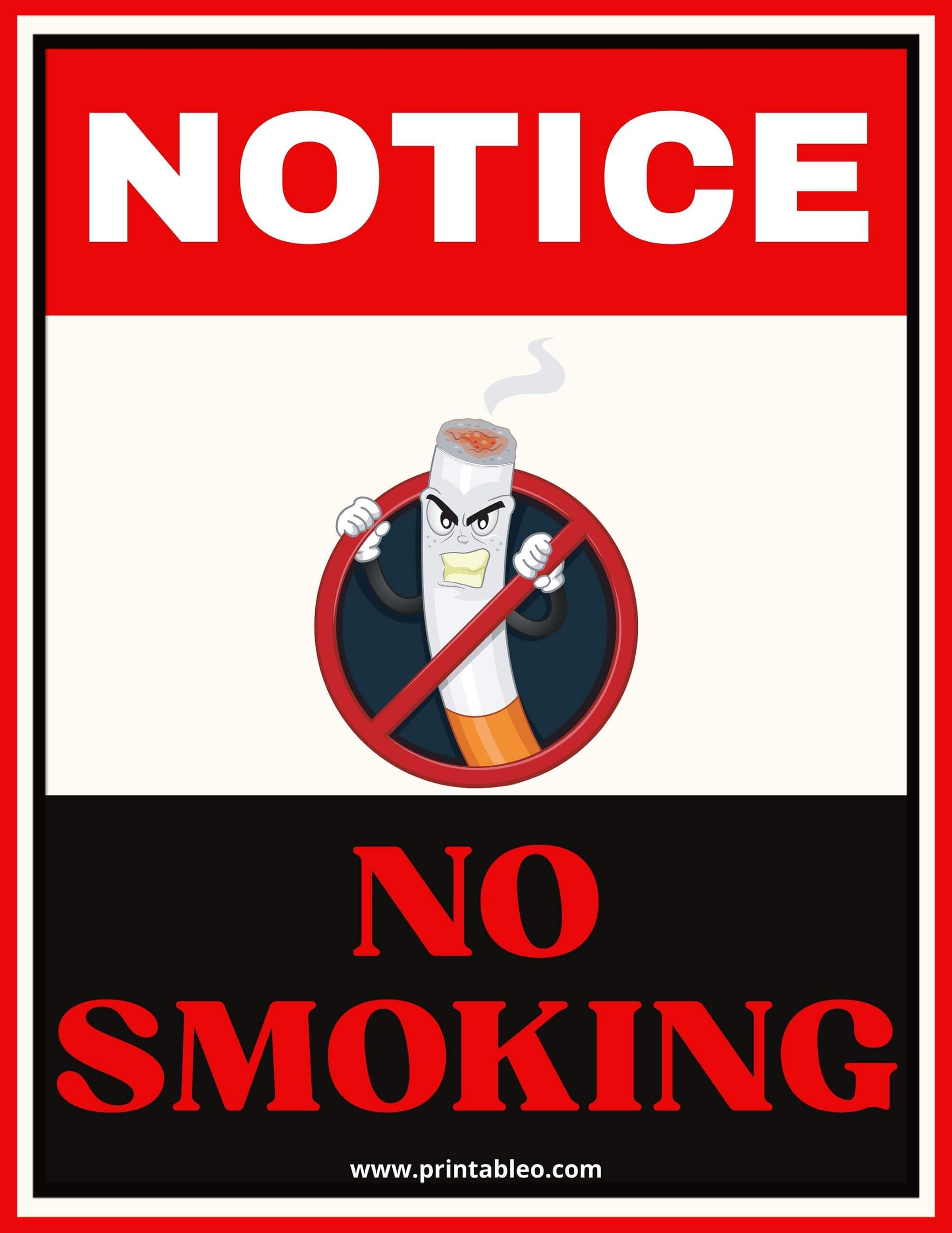 50 Printable No Smoking Signs Symbols Free Download