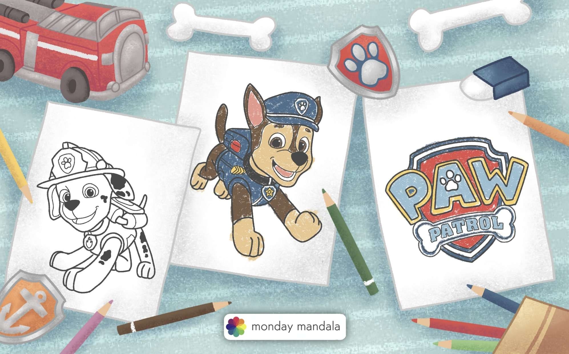 Mighty Pup Free Printables