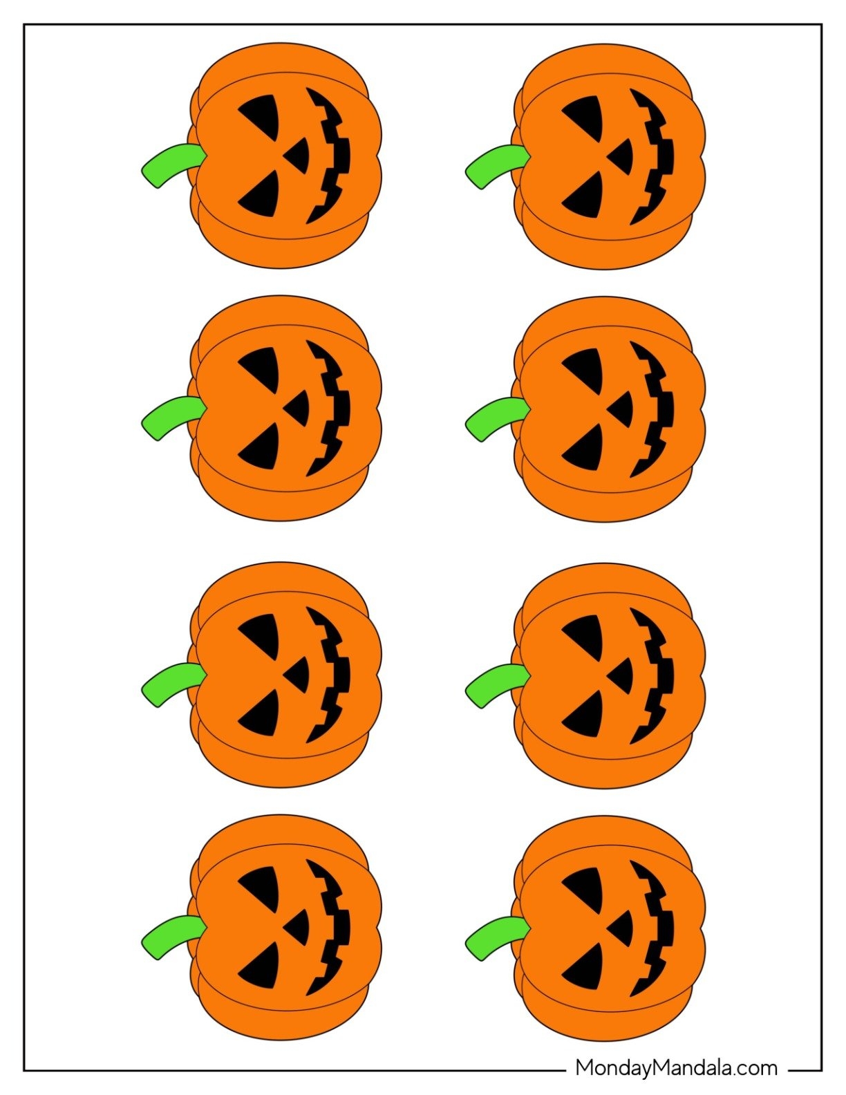 76 Pumpkin Templates Free PDF Printables 