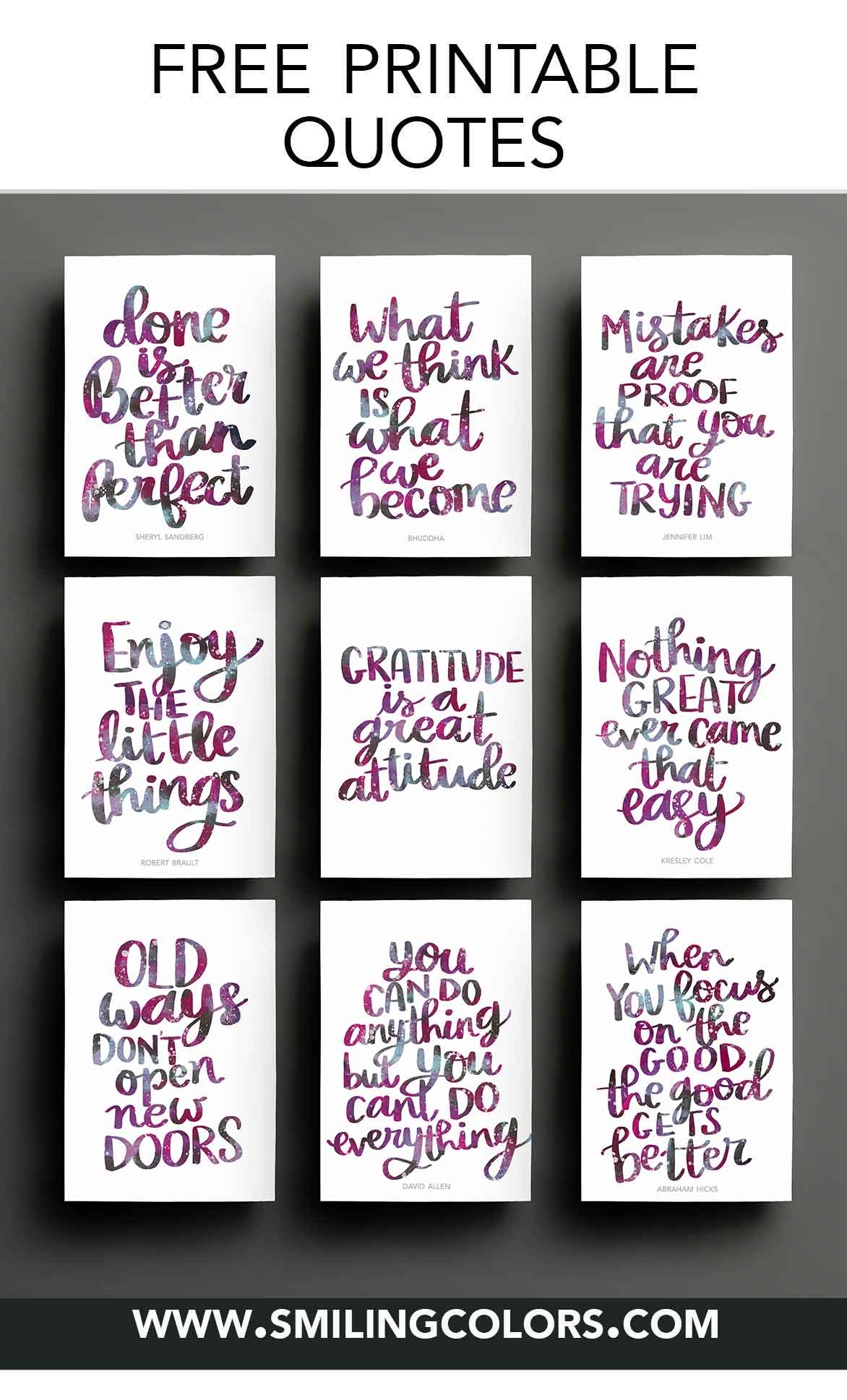 Free Quote Printables