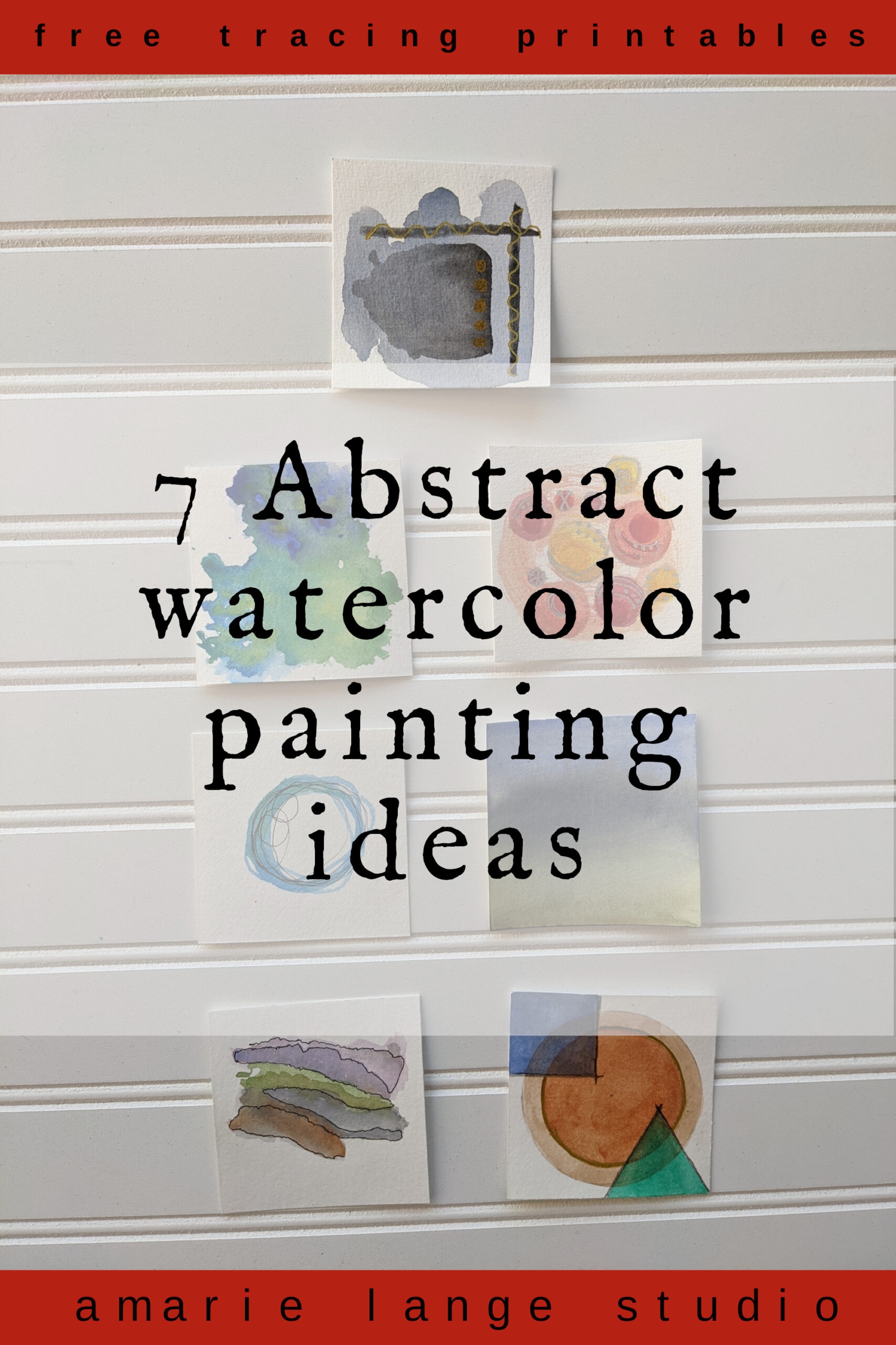 Free Watercolor Abstract Printables