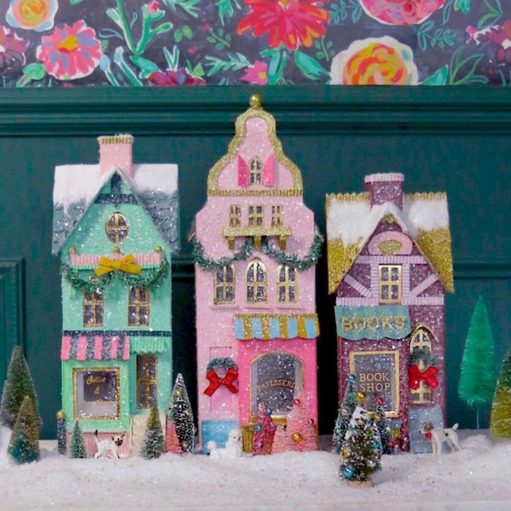 All About Putz Houses The Christmas Loft