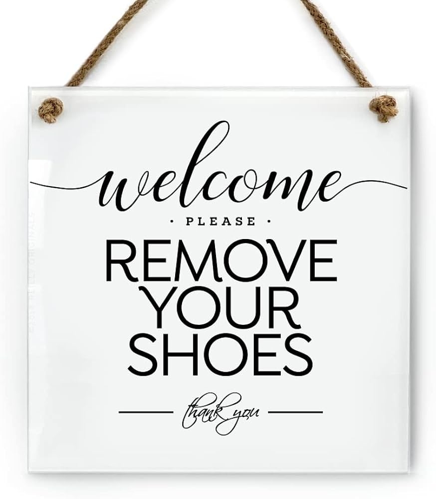 Remove Shoes Free Printable