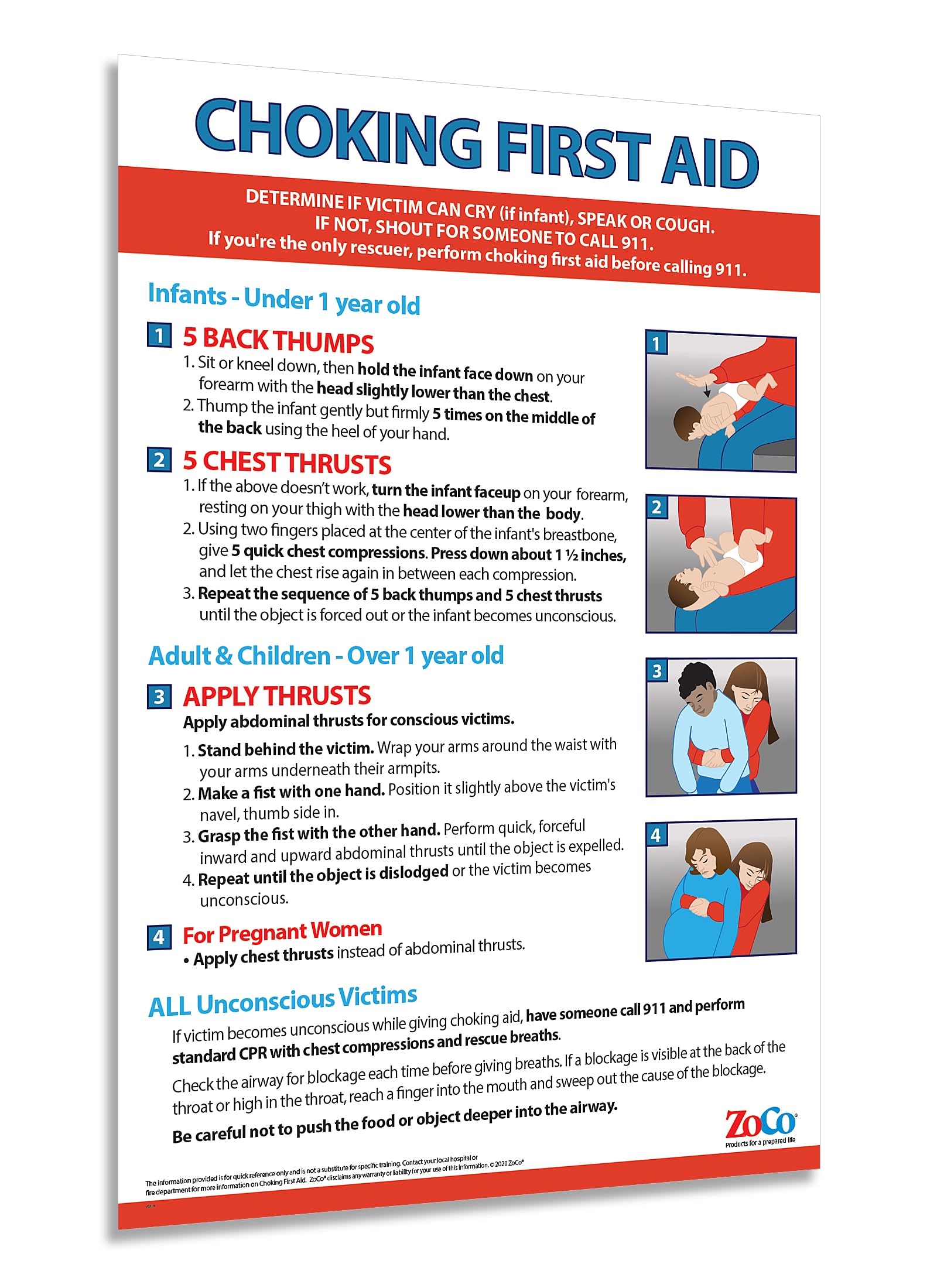Free Printable Choking Poster