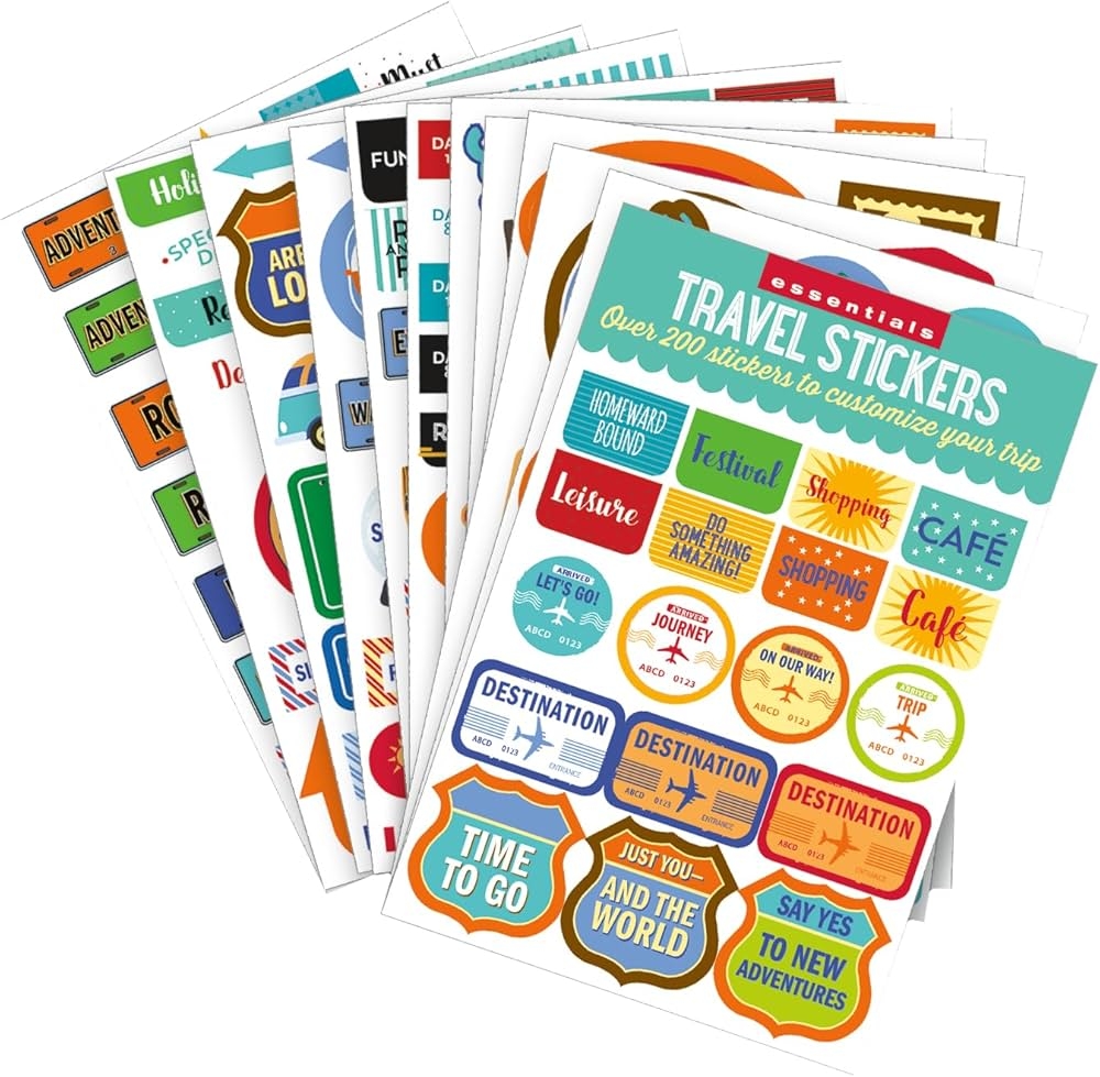 Printable Travel Stickers Free