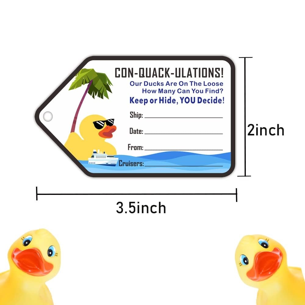 Cruising Ducks Tags Free Printable