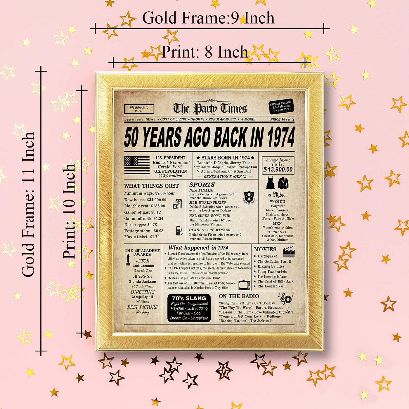 Free Printable 50th Birthday Posters