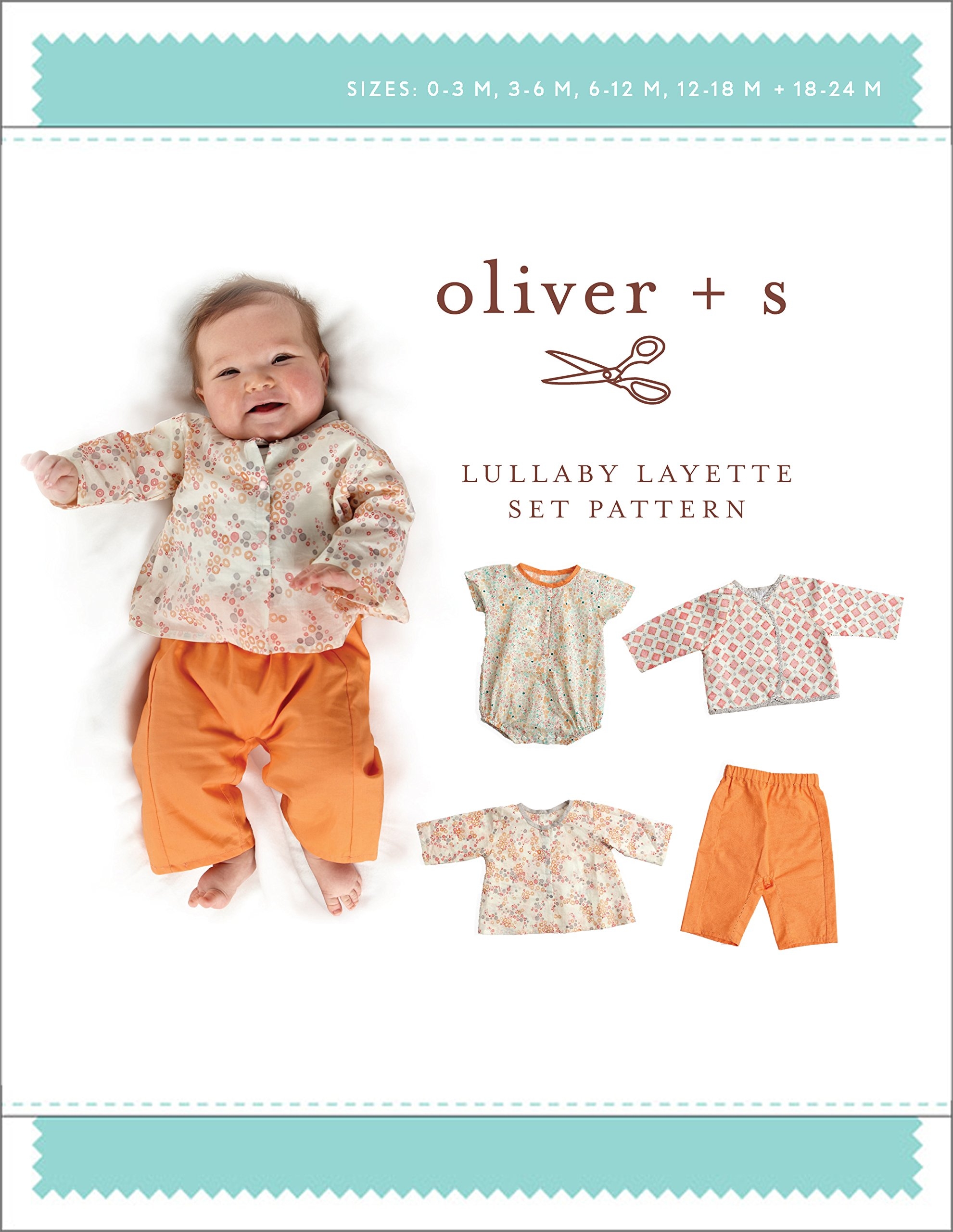 Amazon Lullaby Layette Sewing Pattern Sizes Birth 24 M Liesl Gibson Arts Crafts Sewing