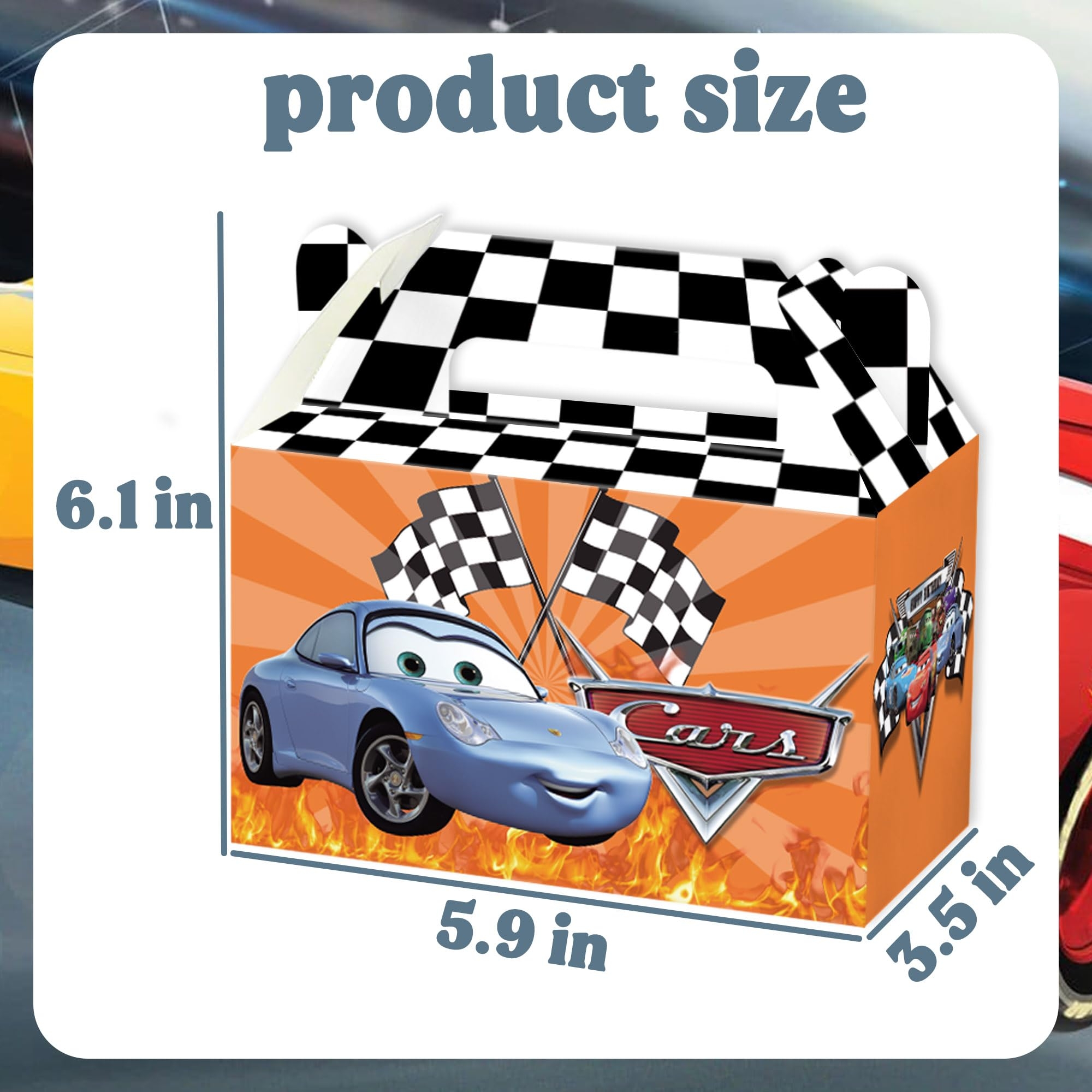 Amazon MLEDUY Cars Birthday Party Supplies Cars Party Decorations 12pcs Cars Gift Boxes Candy Bags Car Birthday Party Favor For Cars Birthday Decorations Toys Games
