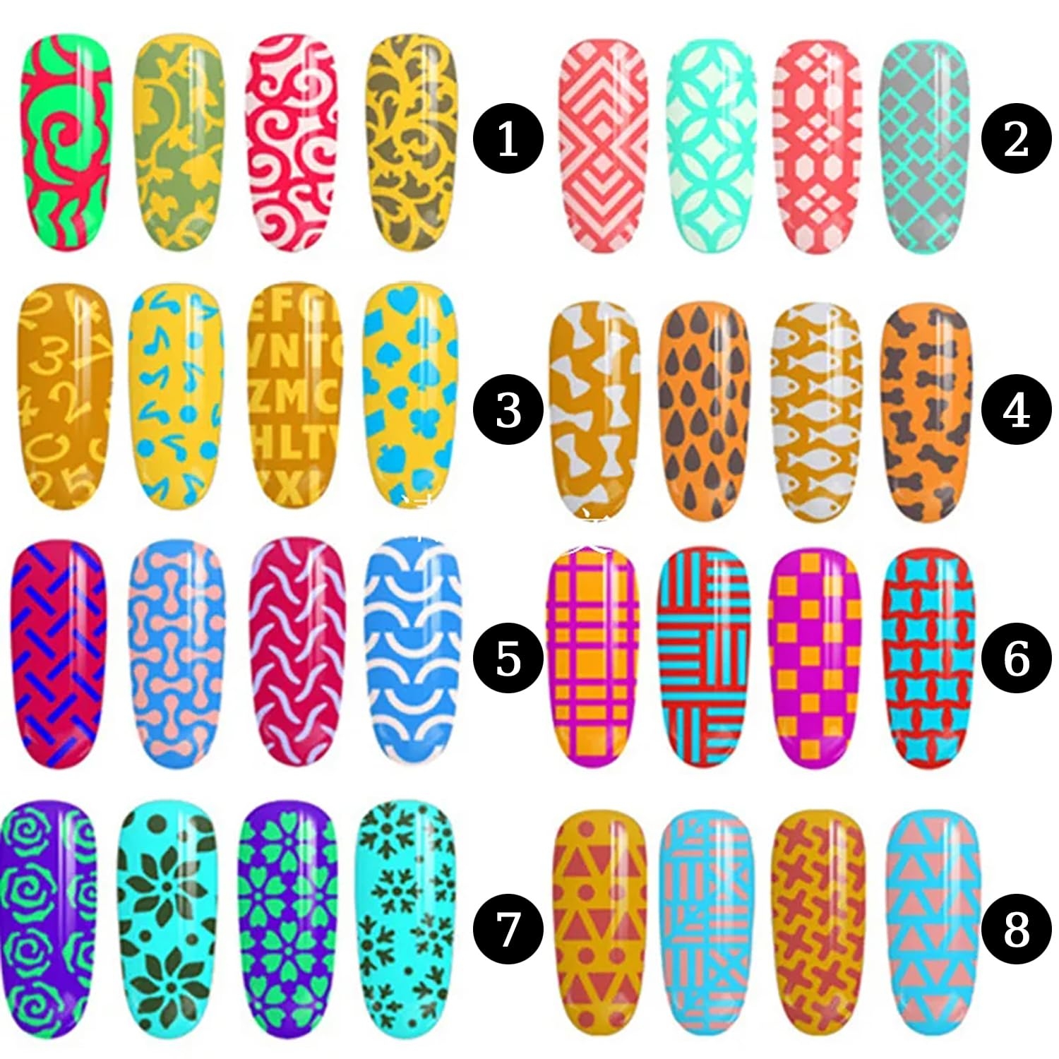 Free Printable Nail Art Stencils