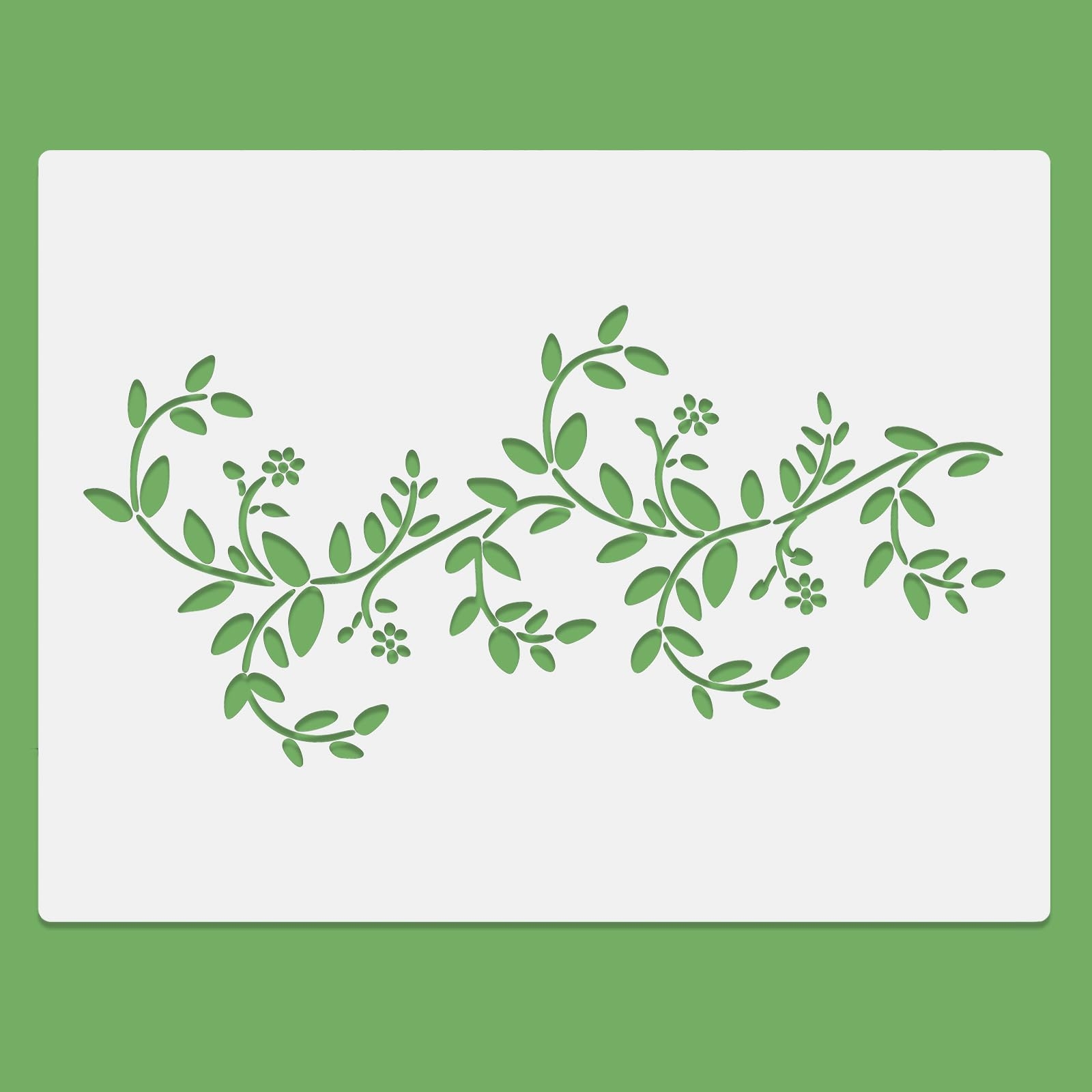 Amazon Vine Stencil Ivy Stencil For Painting Wall Canvas Wood Furniture Crafts DIY Home Decor Wall Art Design Ivy Leaves Stencil Template 16x12 Inch