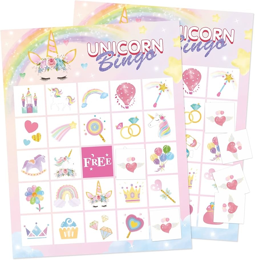 Free Unicorn Bingo Printable