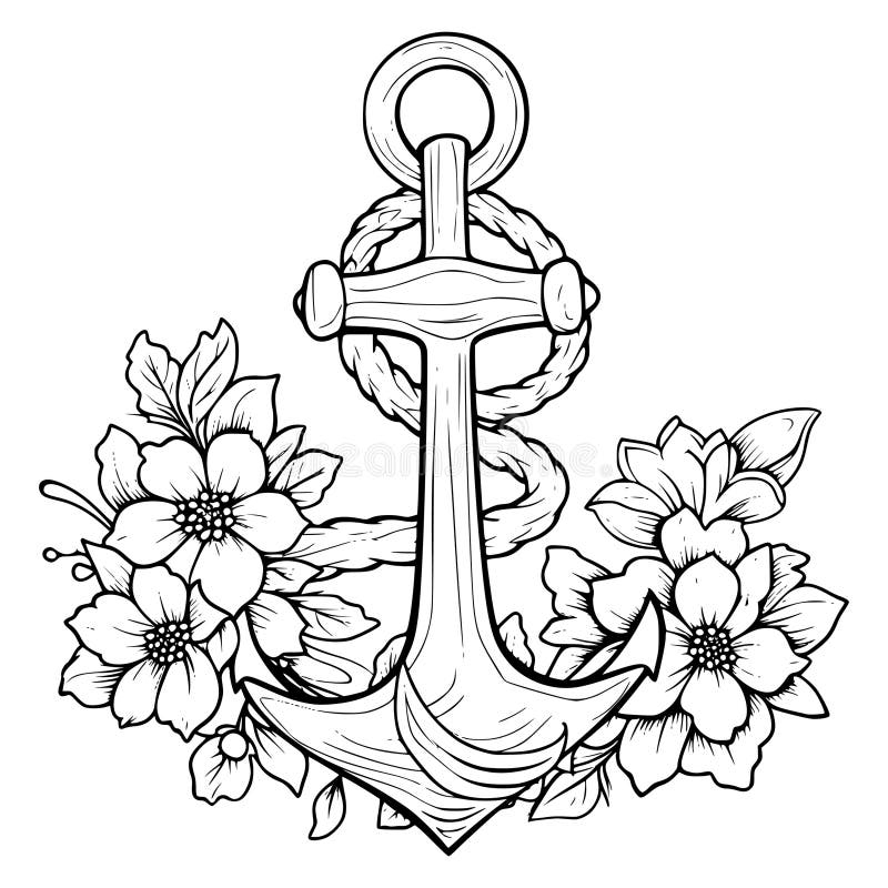 Anchor Coloring Stock Illustrations 1 027 Anchor Coloring Stock Illustrations Vectors Clipart Dreamstime