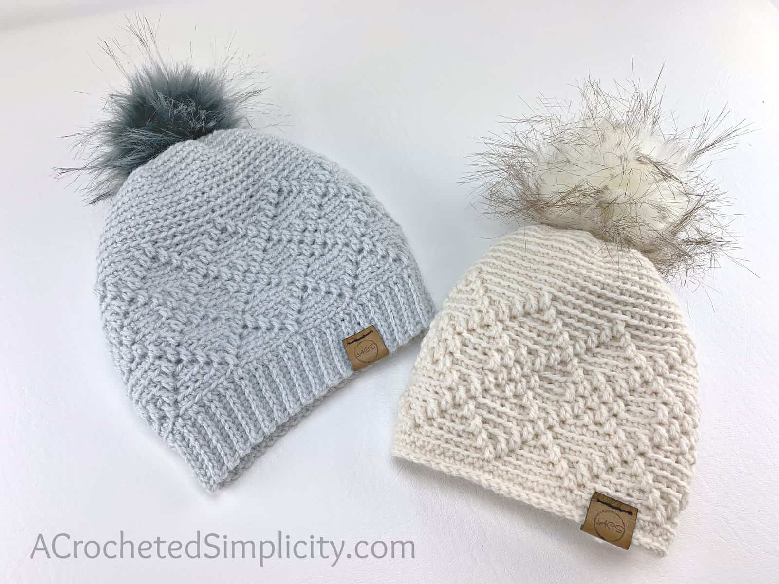 Argyle Beanie Slouch Free Crochet Hat Pattern A Crocheted Simplicity