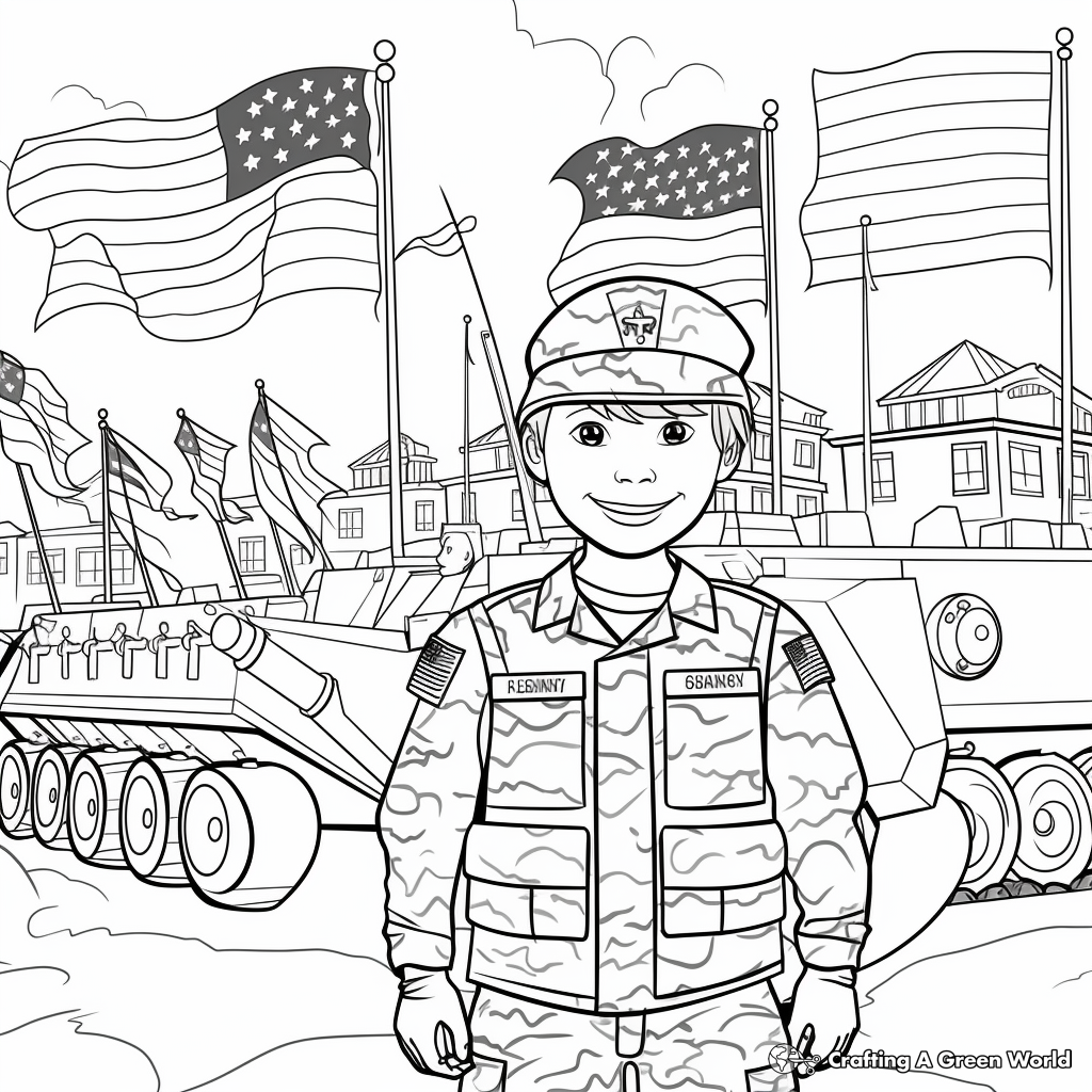 Army Coloring Pages Free Printable 