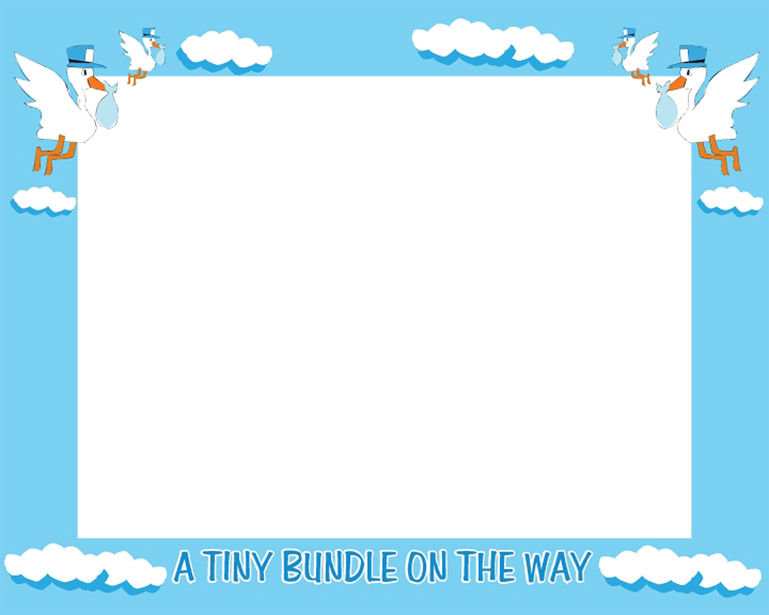 Baby Shower Borders 10 Free PDF Printables Printablee