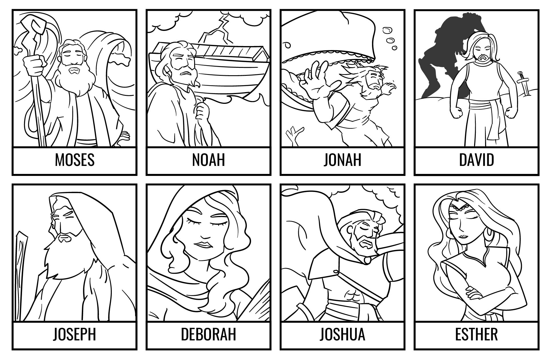 Bible Figures 10 Free PDF Printables Printablee