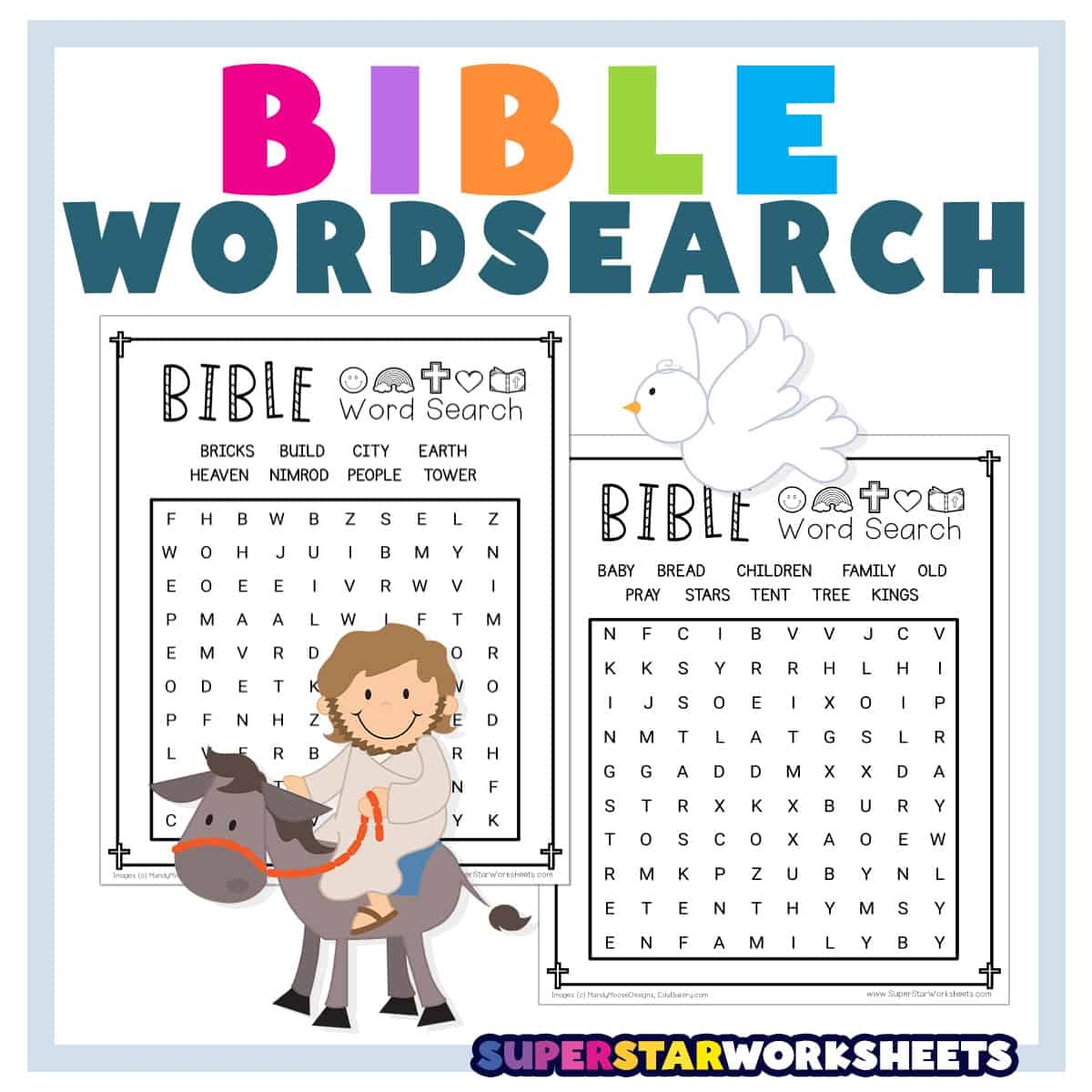 Free Printable Children S Bible Activities