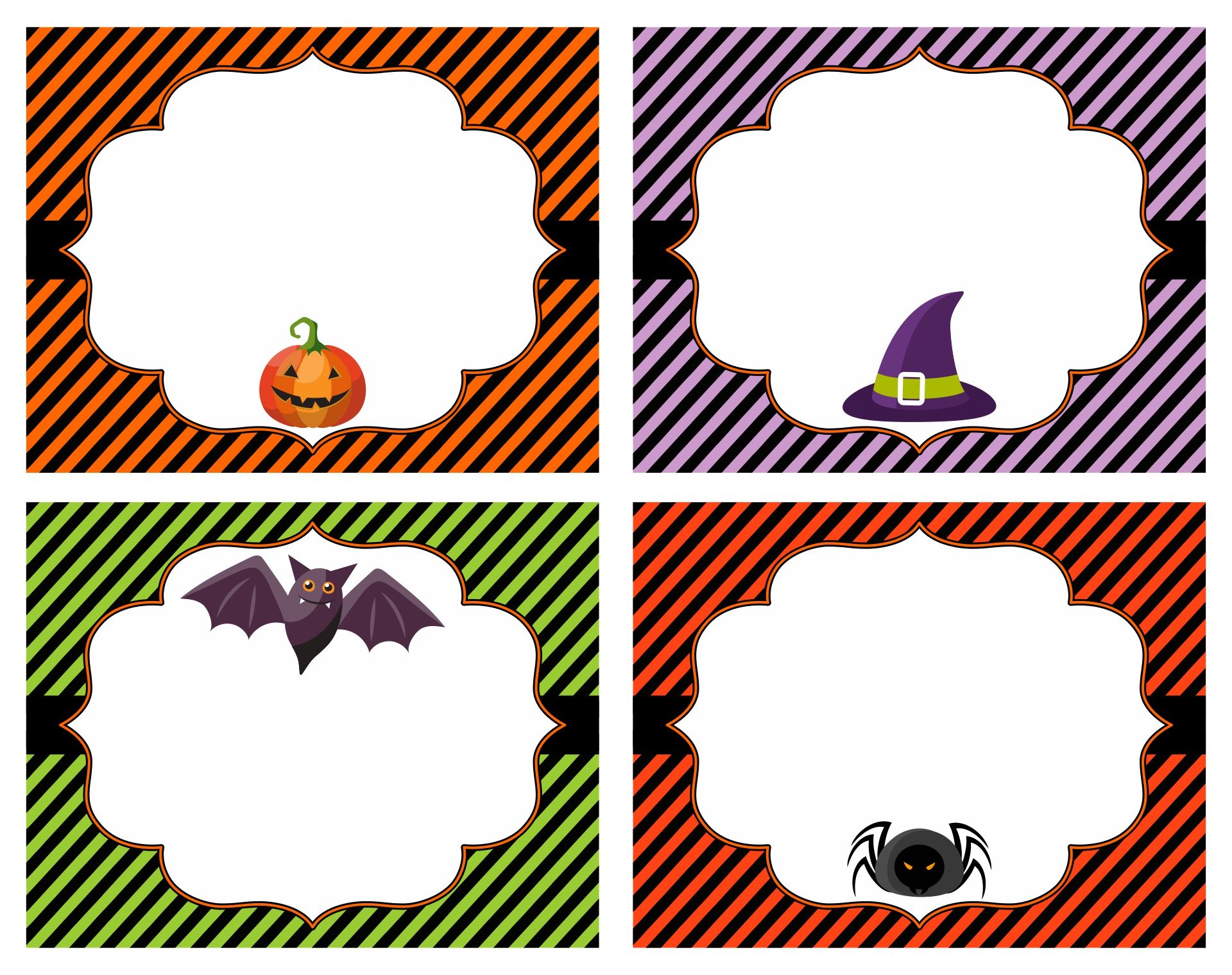 Free Halloween Label Printables