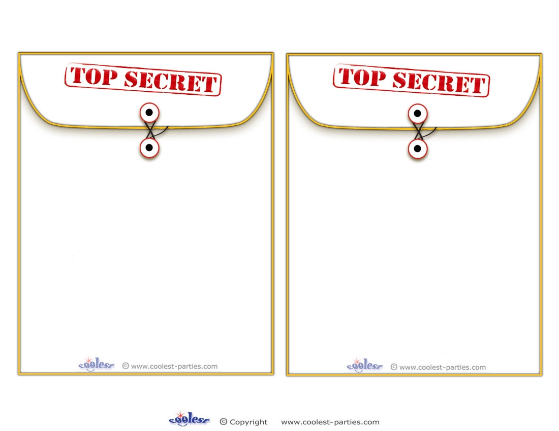 Blank Printable Surprise Party Manila Invitations Coolest Free Printables