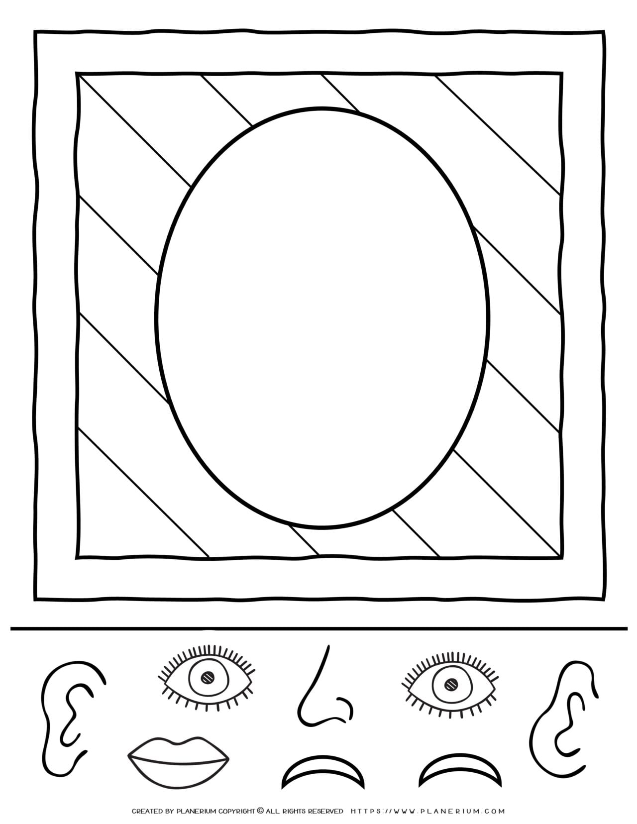 Body Parts Worksheet Face Parts Cut And Glue Planerium