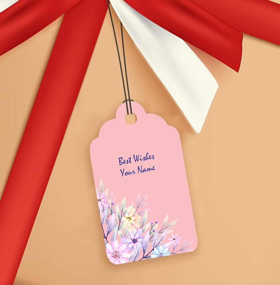 Brown Cloud Personalized Printed Message Name Quote Gift Tags Card Label For Party Thank You Wedding Birthday Return Gift Pack Of 20 Amazon in Office Products