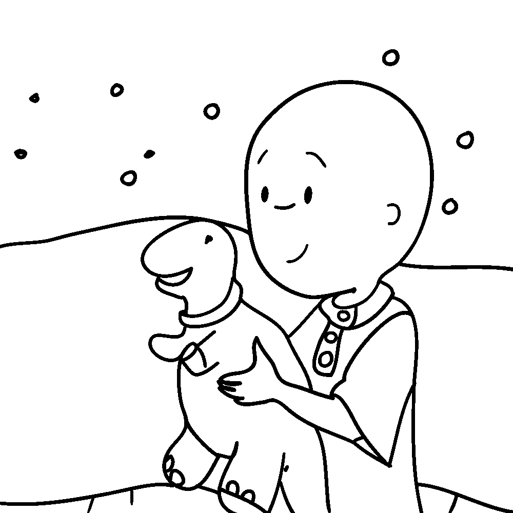 Caillou 36172 Cartoons Free Printable Coloring Pages