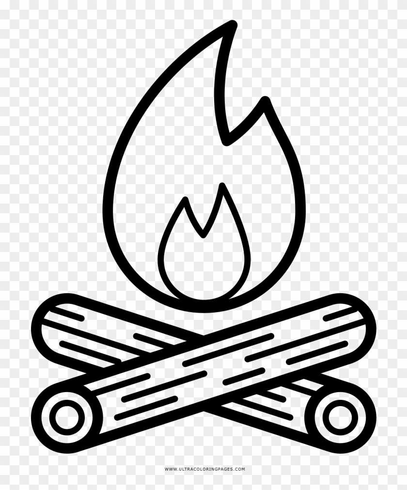 Free Printable Campfire Coloring Pages