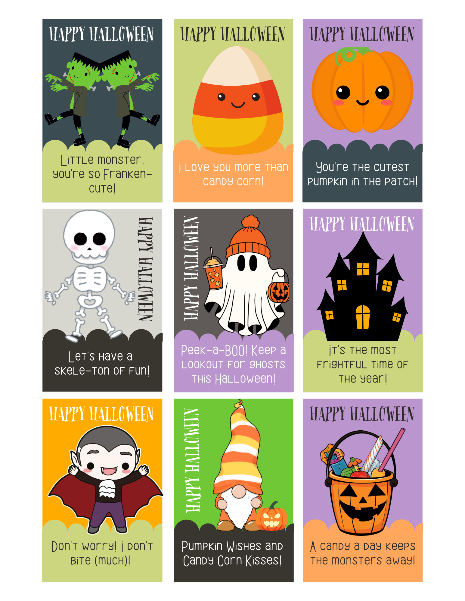 Halloween Free Printable Cards