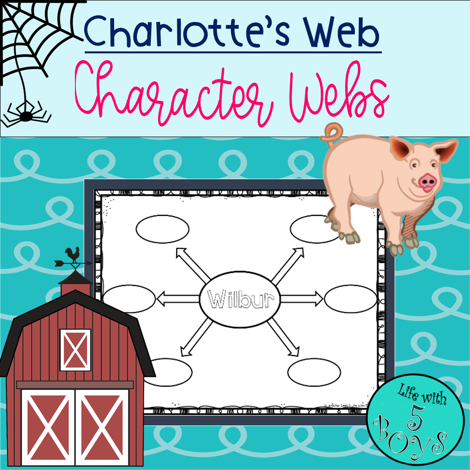 Charlotte s Web Activity Character Webs Classful