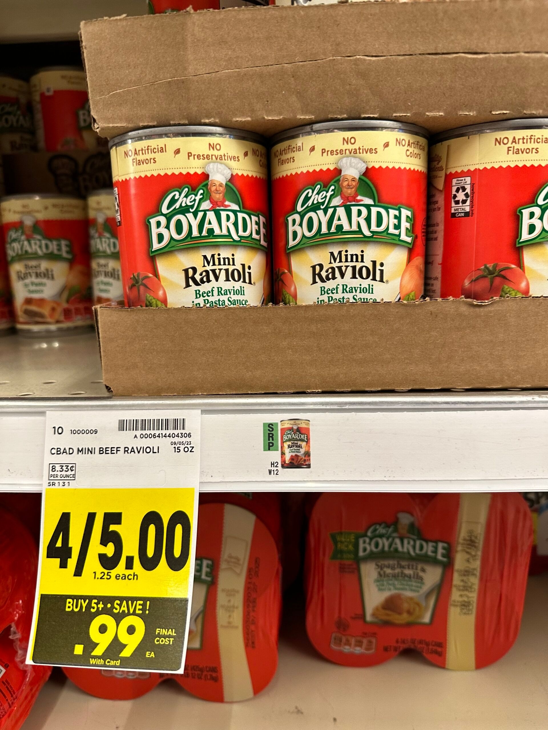 Chef Boyardee As Low As 99 Kroger Krazy