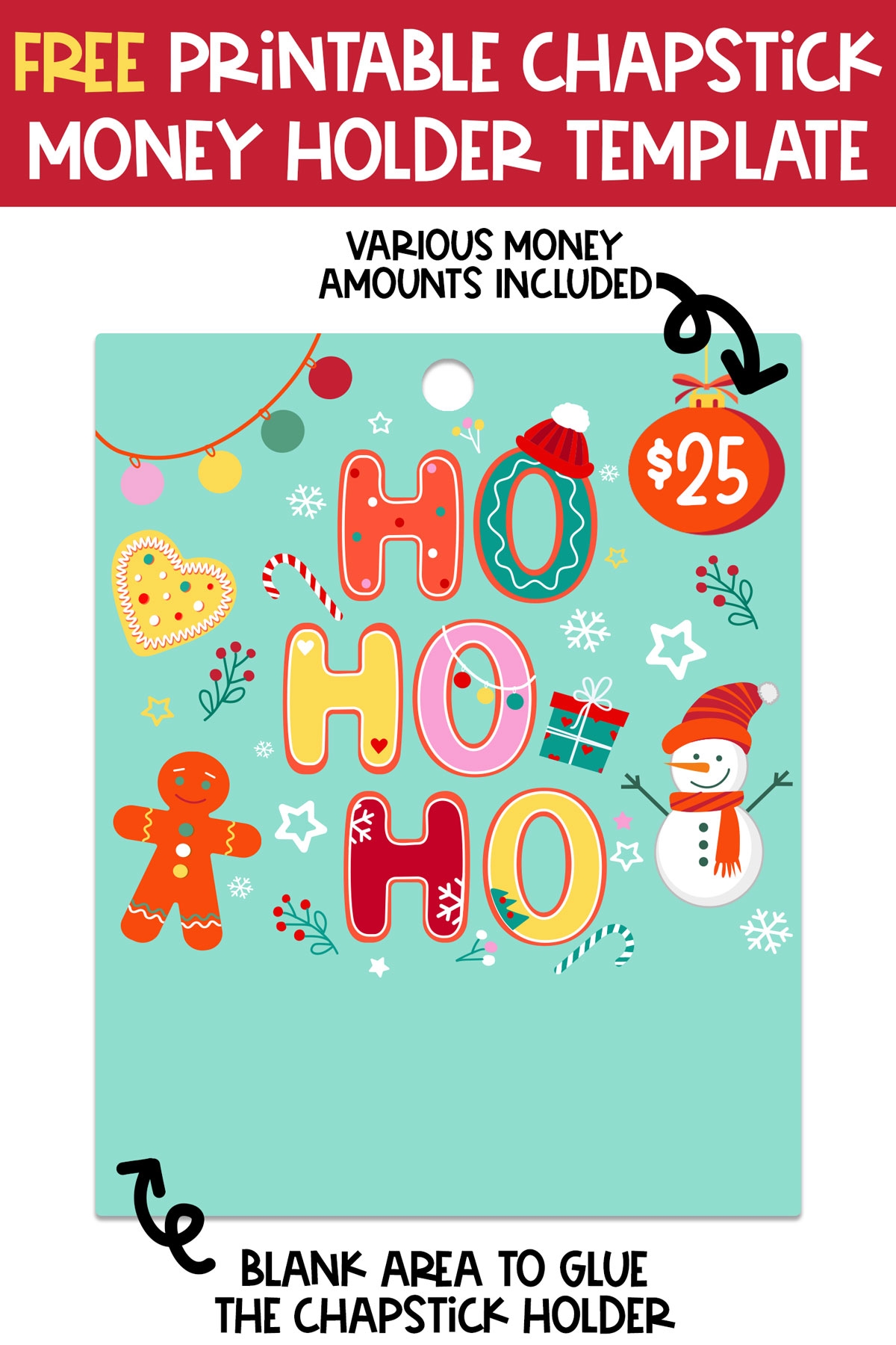 Christmas Chapstick Card How to Mom Envy