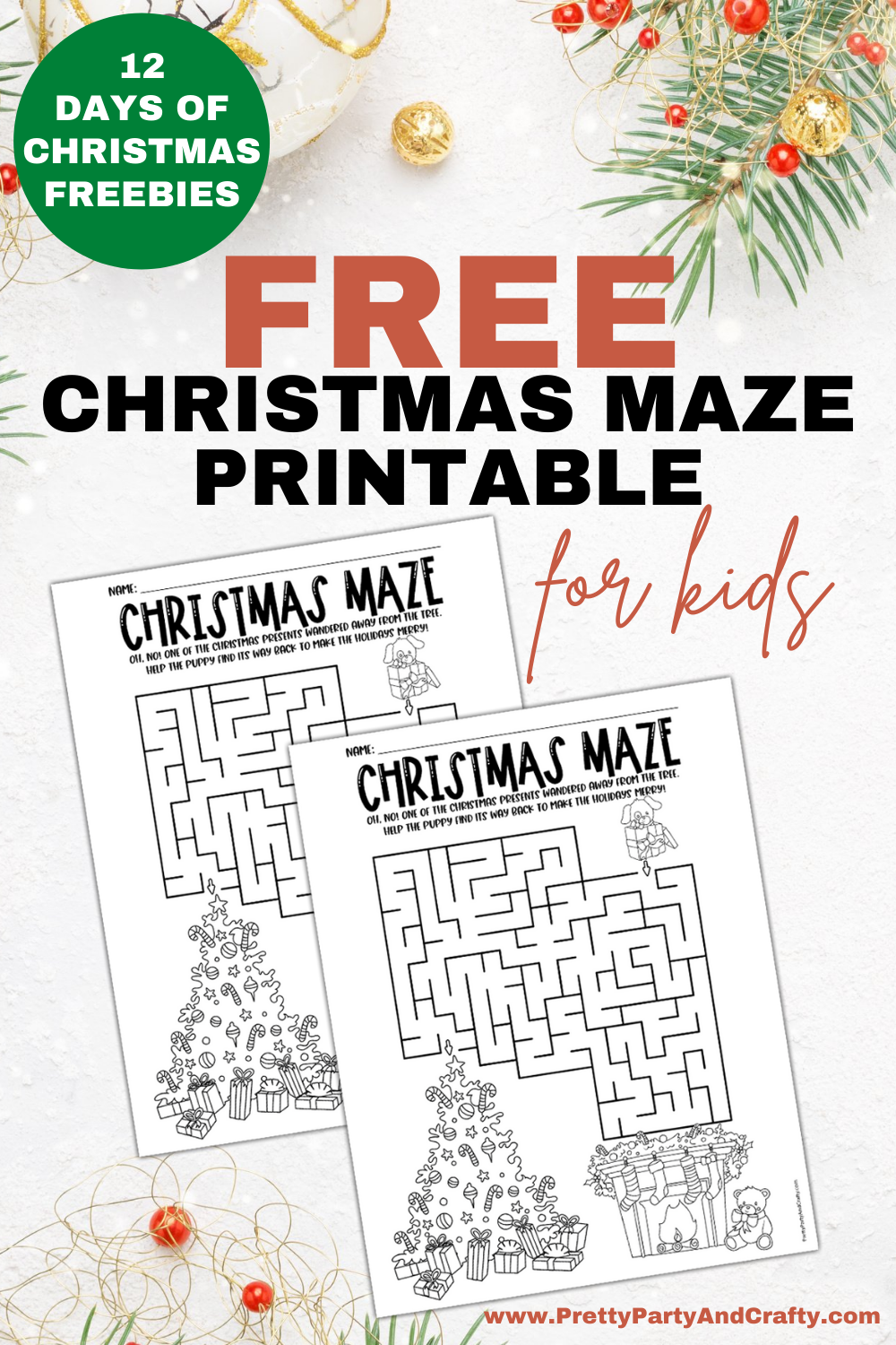 Printable Holiday Mazes Free