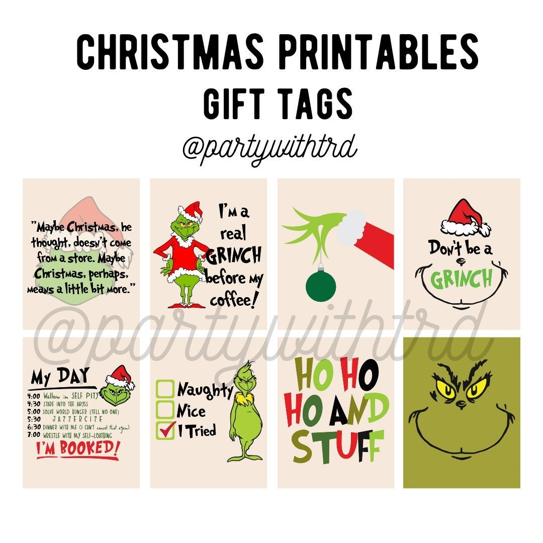 Free Grinch Printables