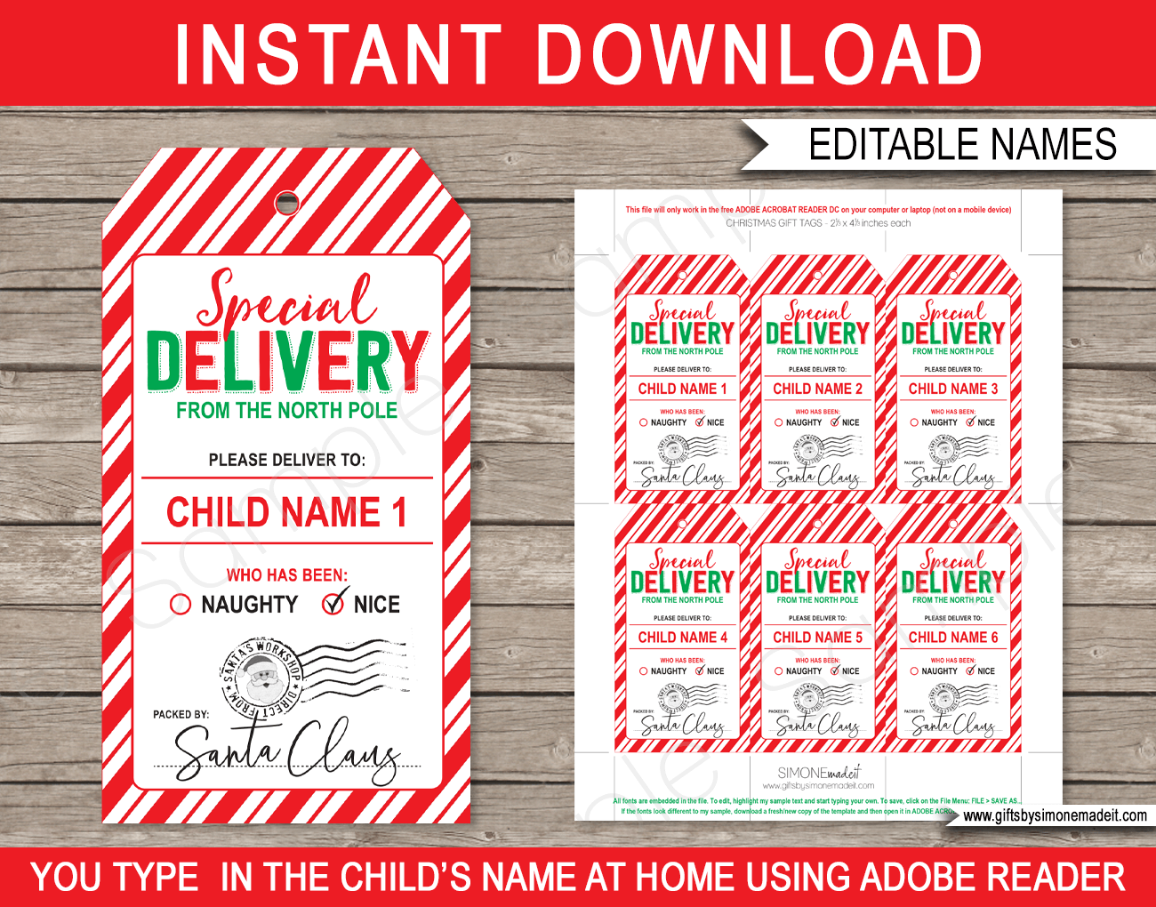 Free Christmas Printable Gift Tags