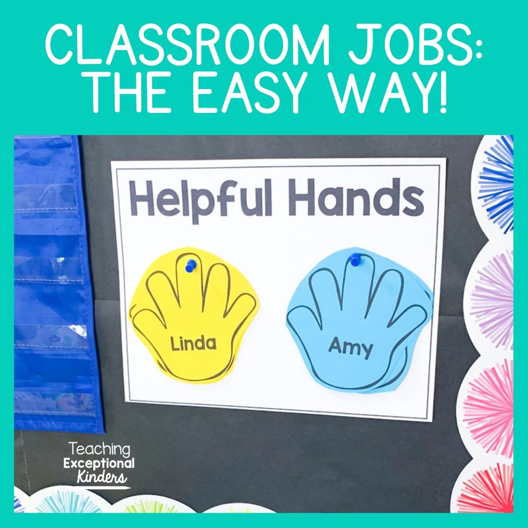 Free Classroom Jobs Printables