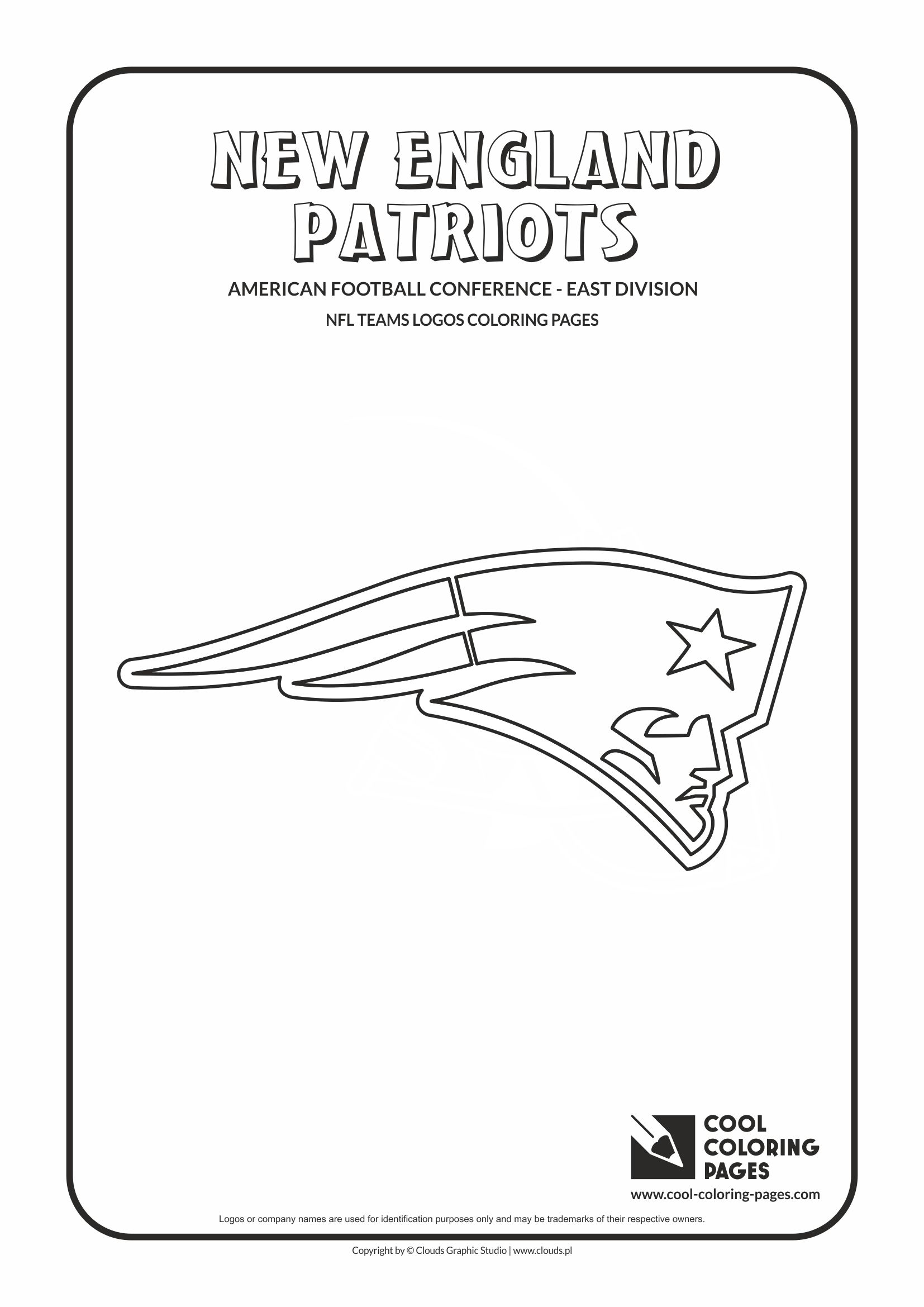 Cool Coloring Pages New England Patriots NFL American Football Teams Logos Coloring Pages Cool Coloring Pages Free Educational Coloring Pages And Activities For Kids