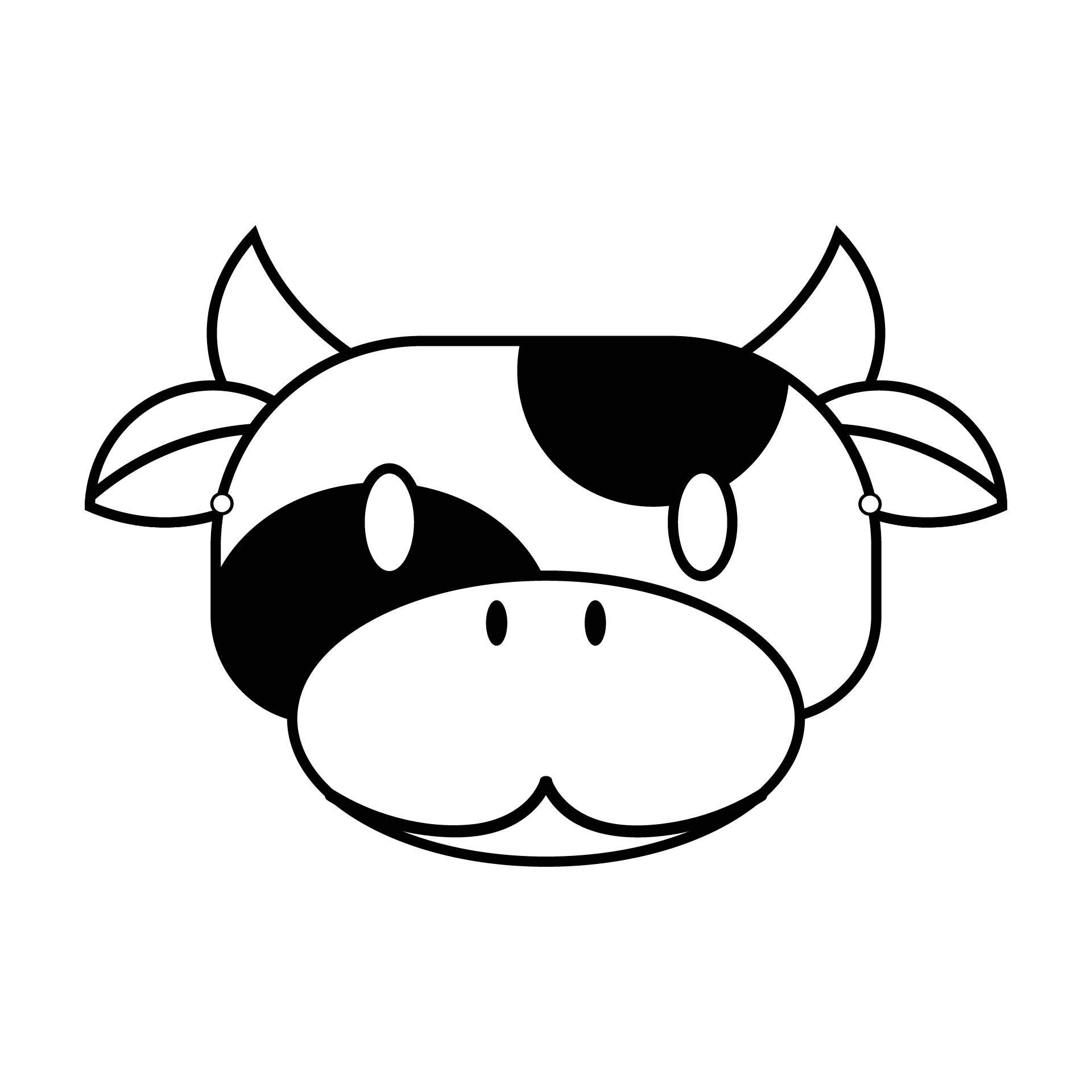 Cow Mask 12 Free PDF Printables Printablee