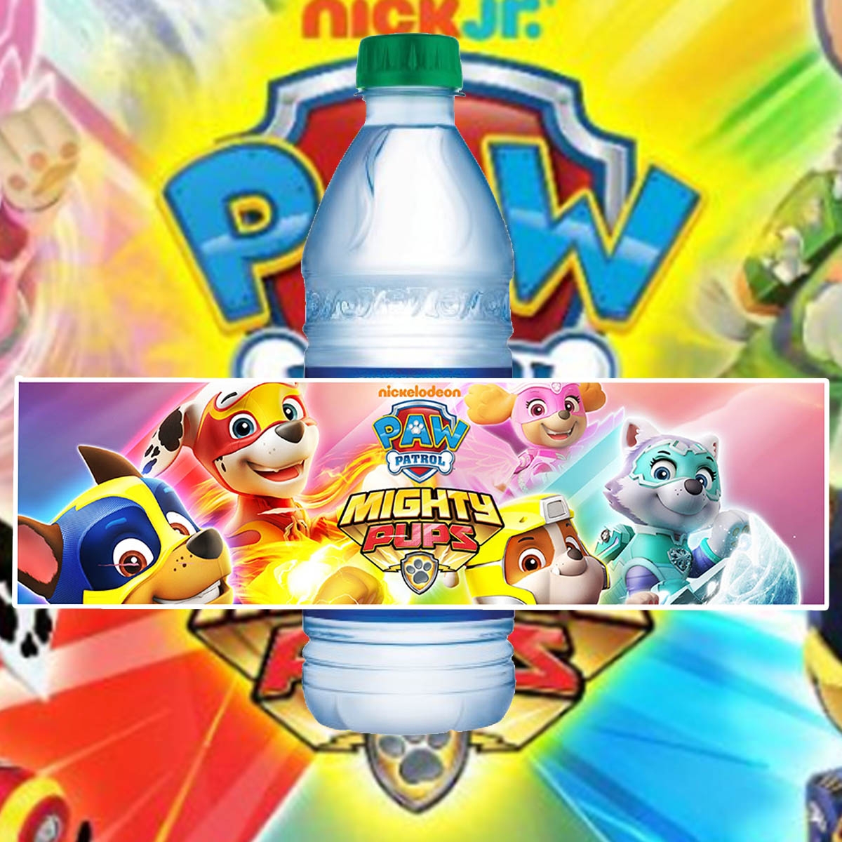 Daisy Celebrates Paw Patrol Mighty Pups Birthday Party Printable Files