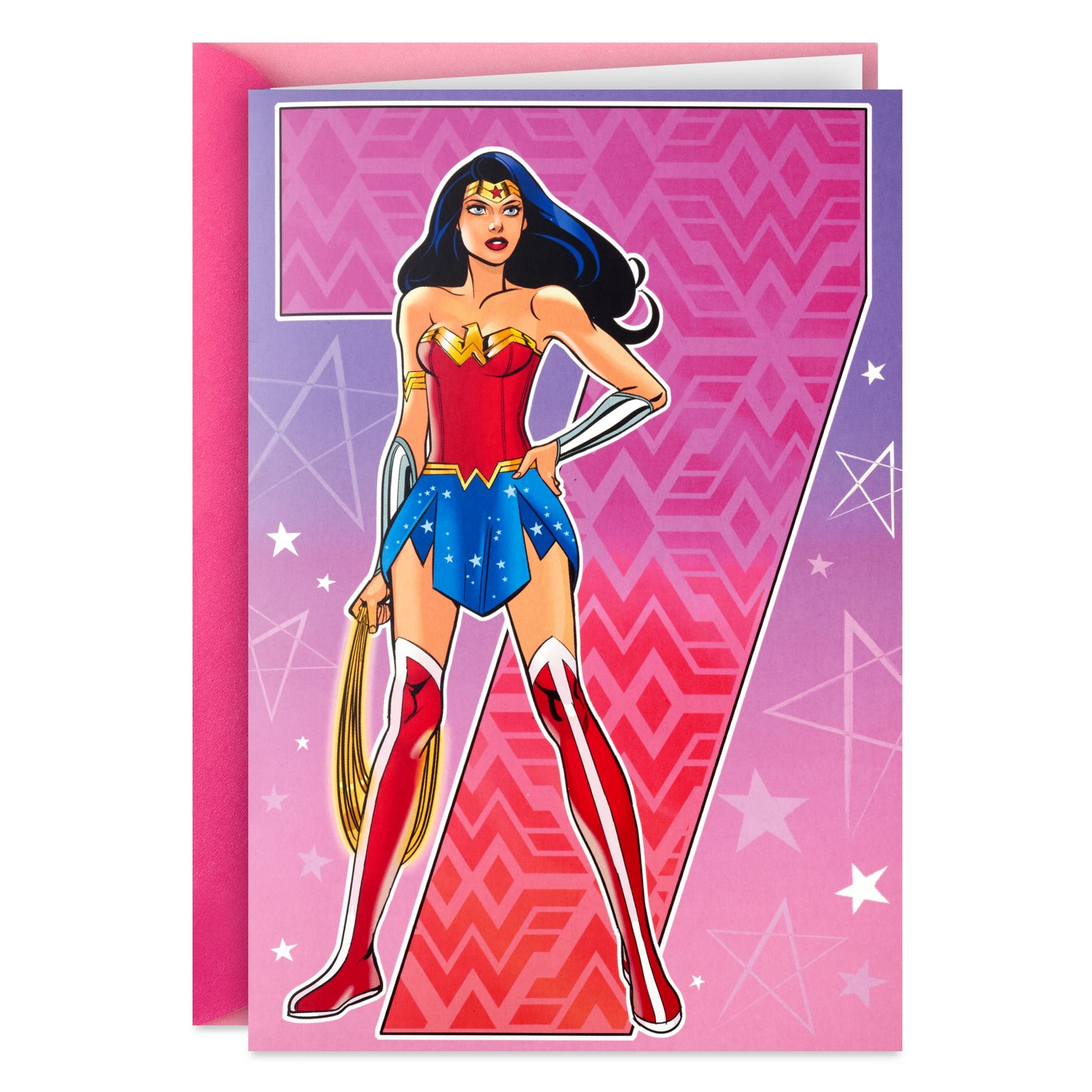 DC Wonder Woman You re Extraordinary Musical 7th Birthday Card Greeting Cards Hallmark